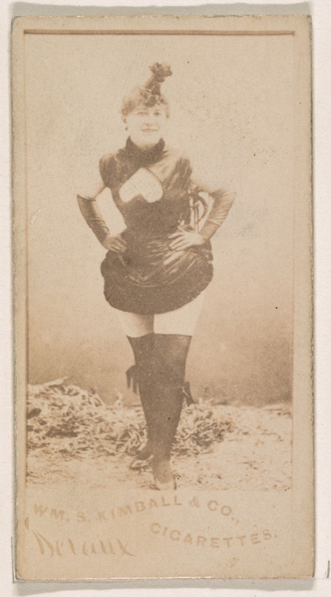 Miss Devaux, from the Actresses series (N203) issued by Wm. S. Kimball & Co. by William S. Kimball & Company