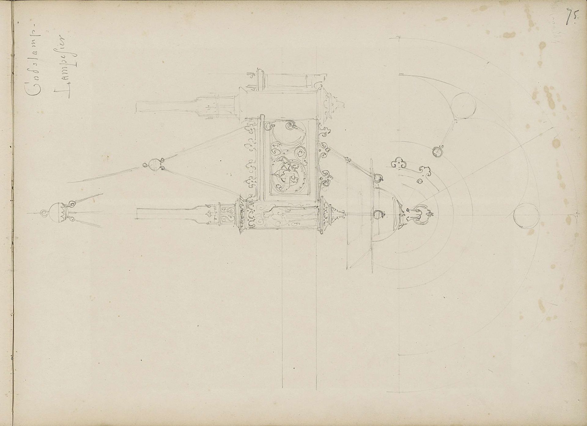 Godslamp by Pierre Joseph Hubert Cuypers