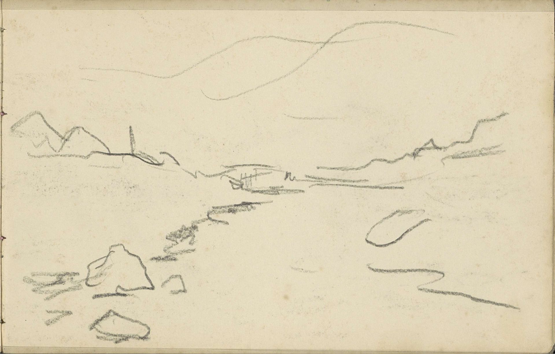 Landschap, mogelijk bij Hammerfest by Louis Apol