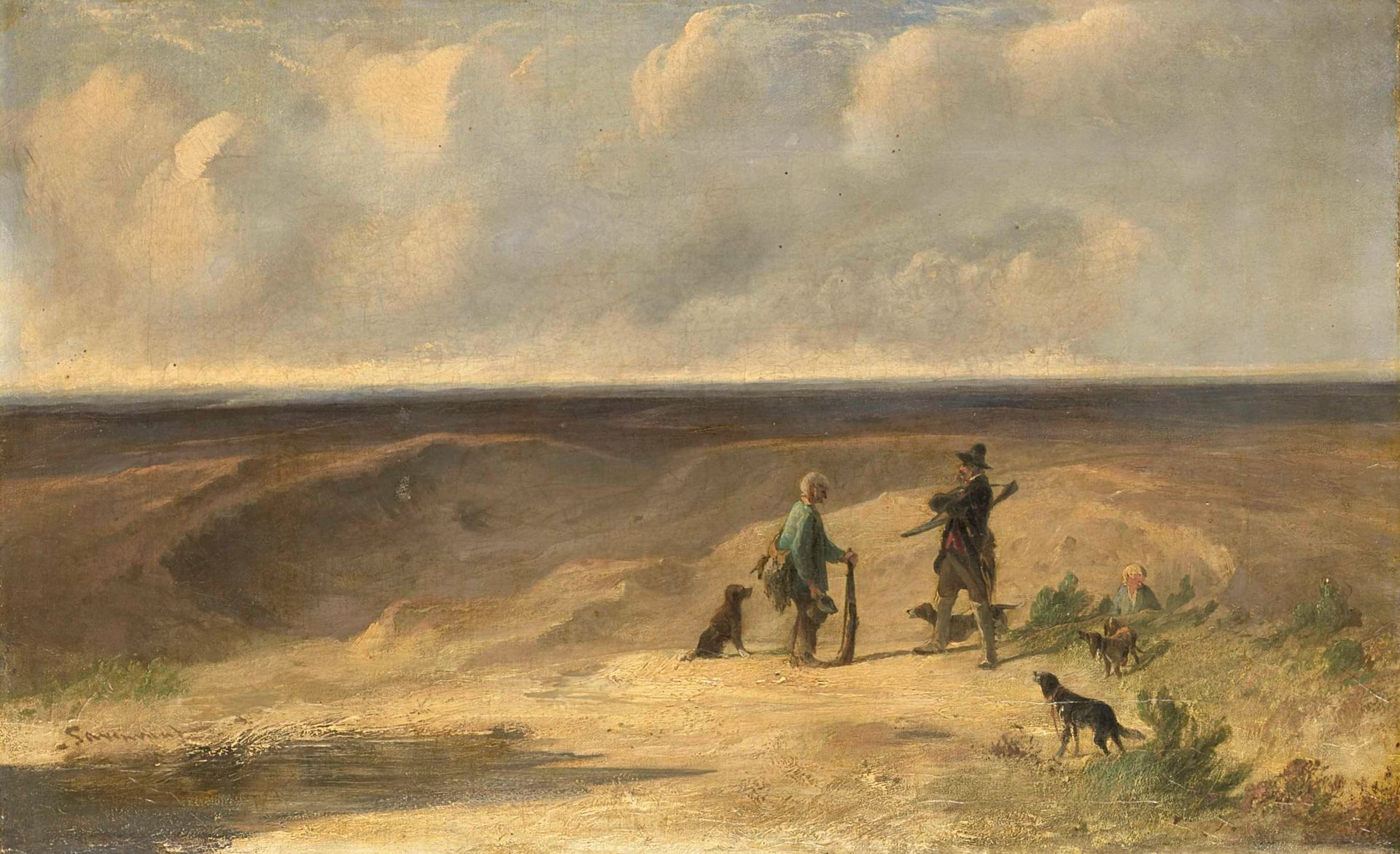 Tavenraat Caught a Poacher by Johannes Tavenraat