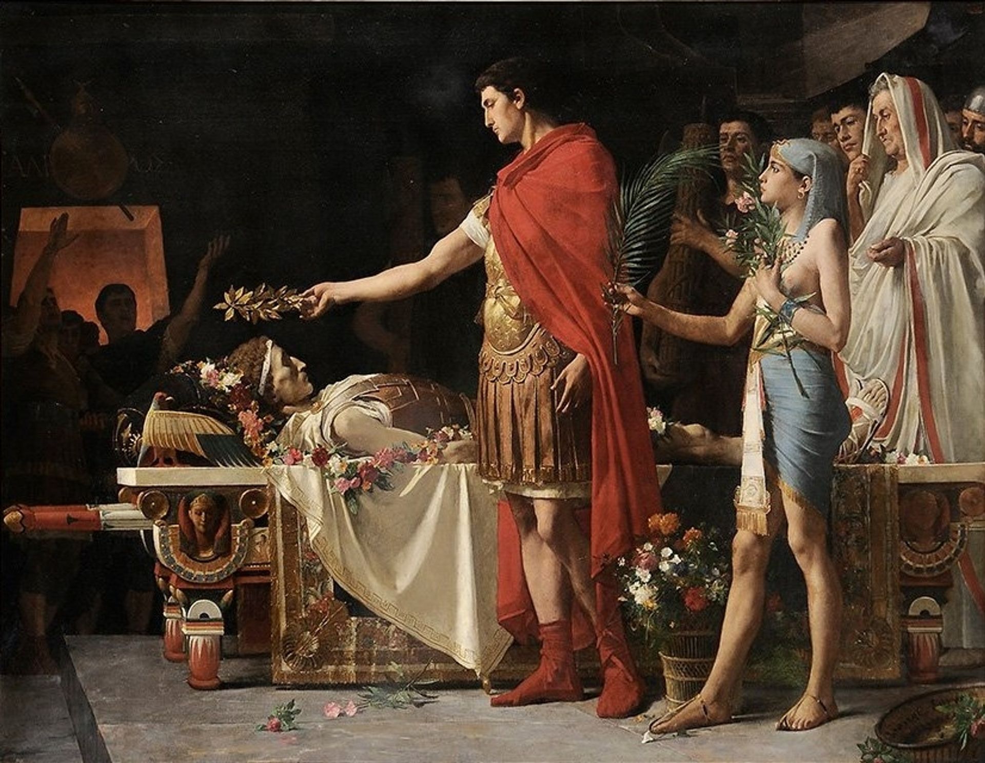 Auguste Au Tombeau D'Alexandre by Lionel Noel Royer