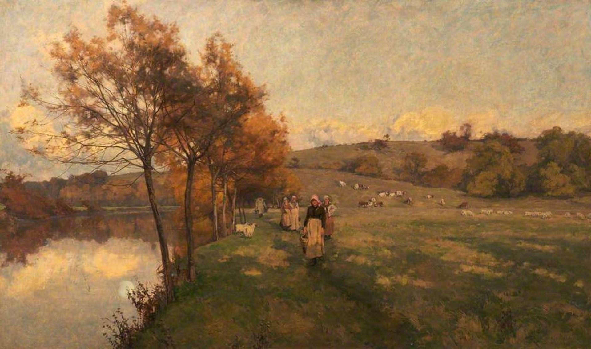 Meadows by the Avon by Alfred Parsons