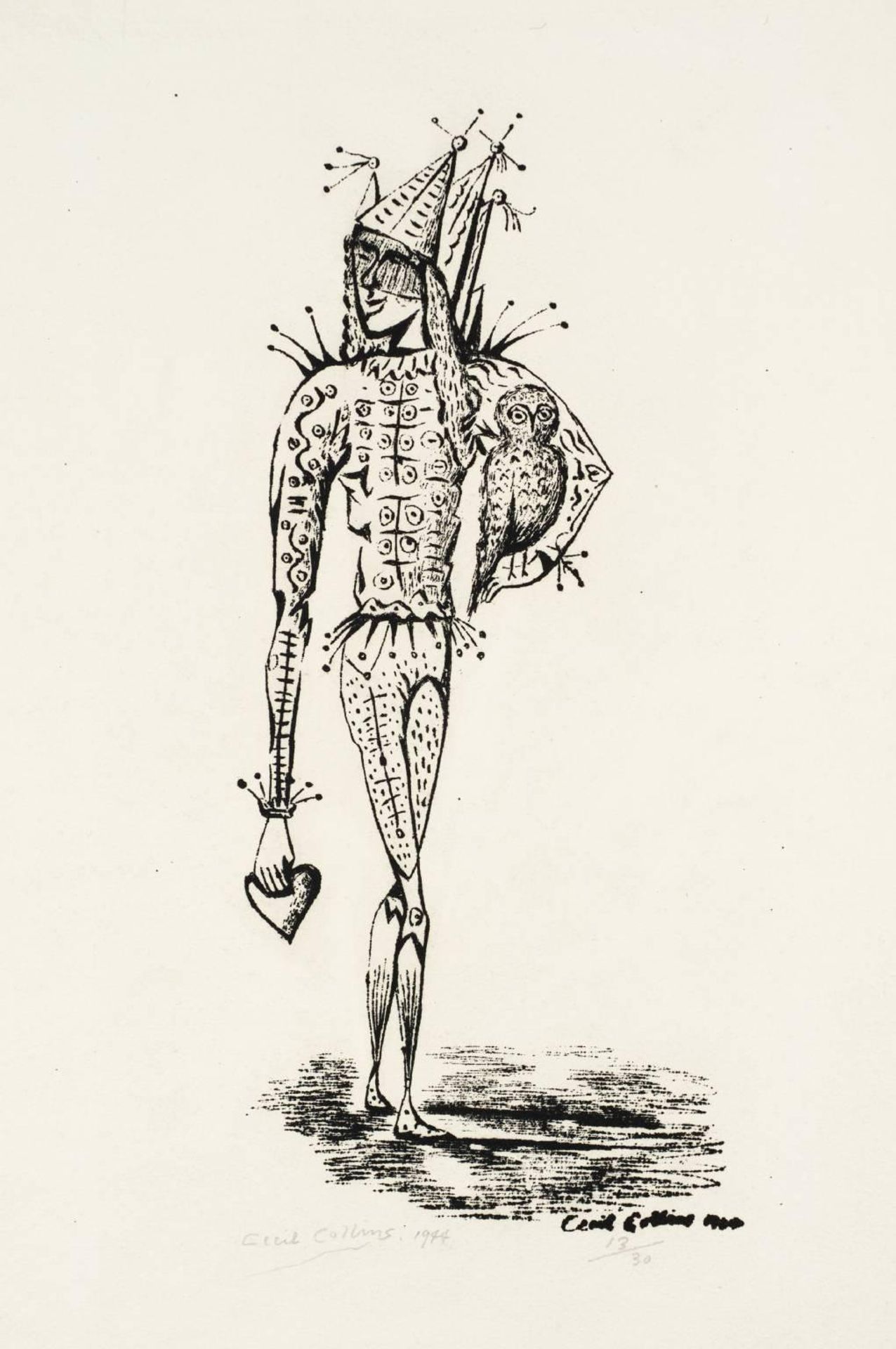 The Fool by  Cecil Collins