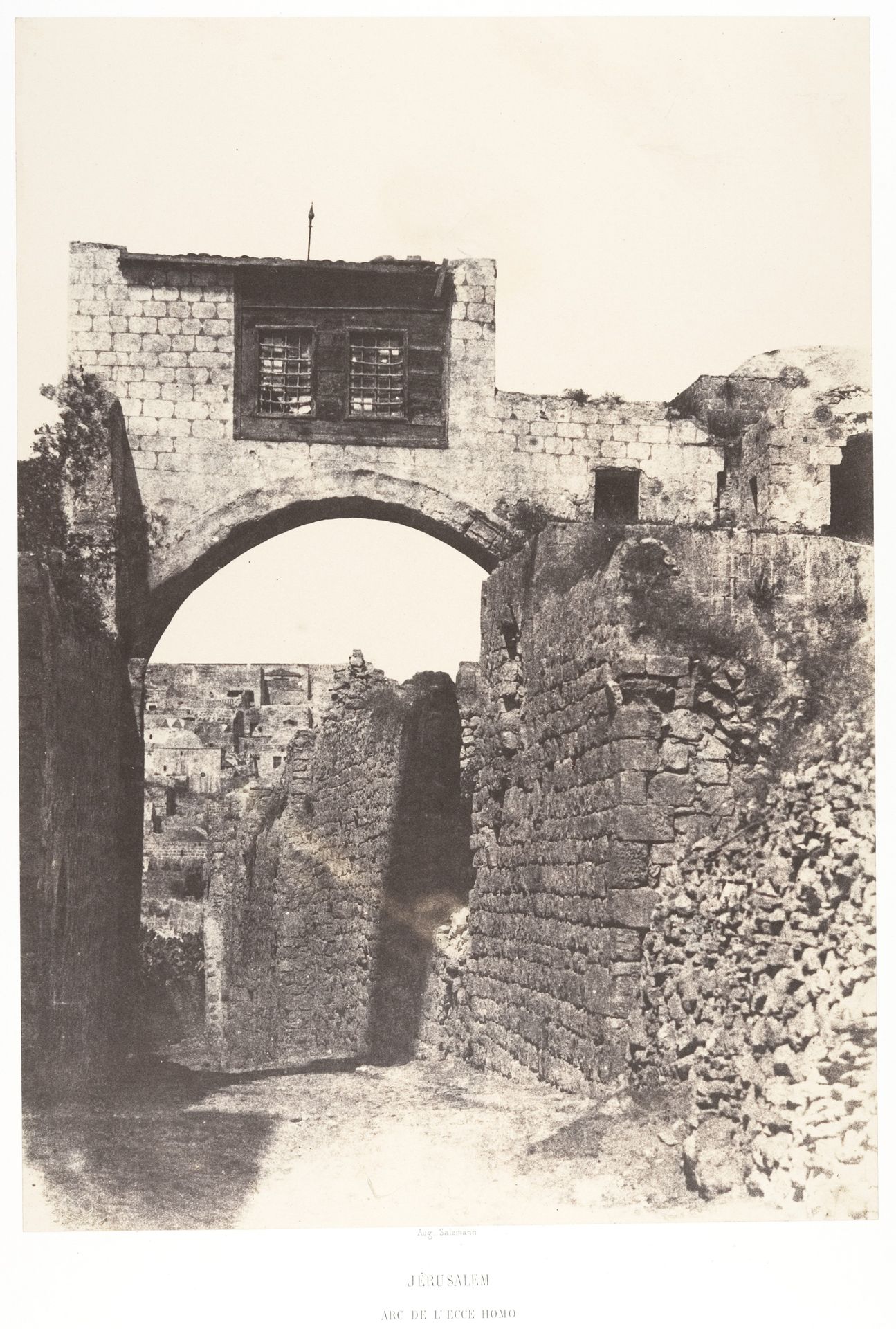 Jérusalem, Arc de l'Ecce-Homo by Auguste Salzmann