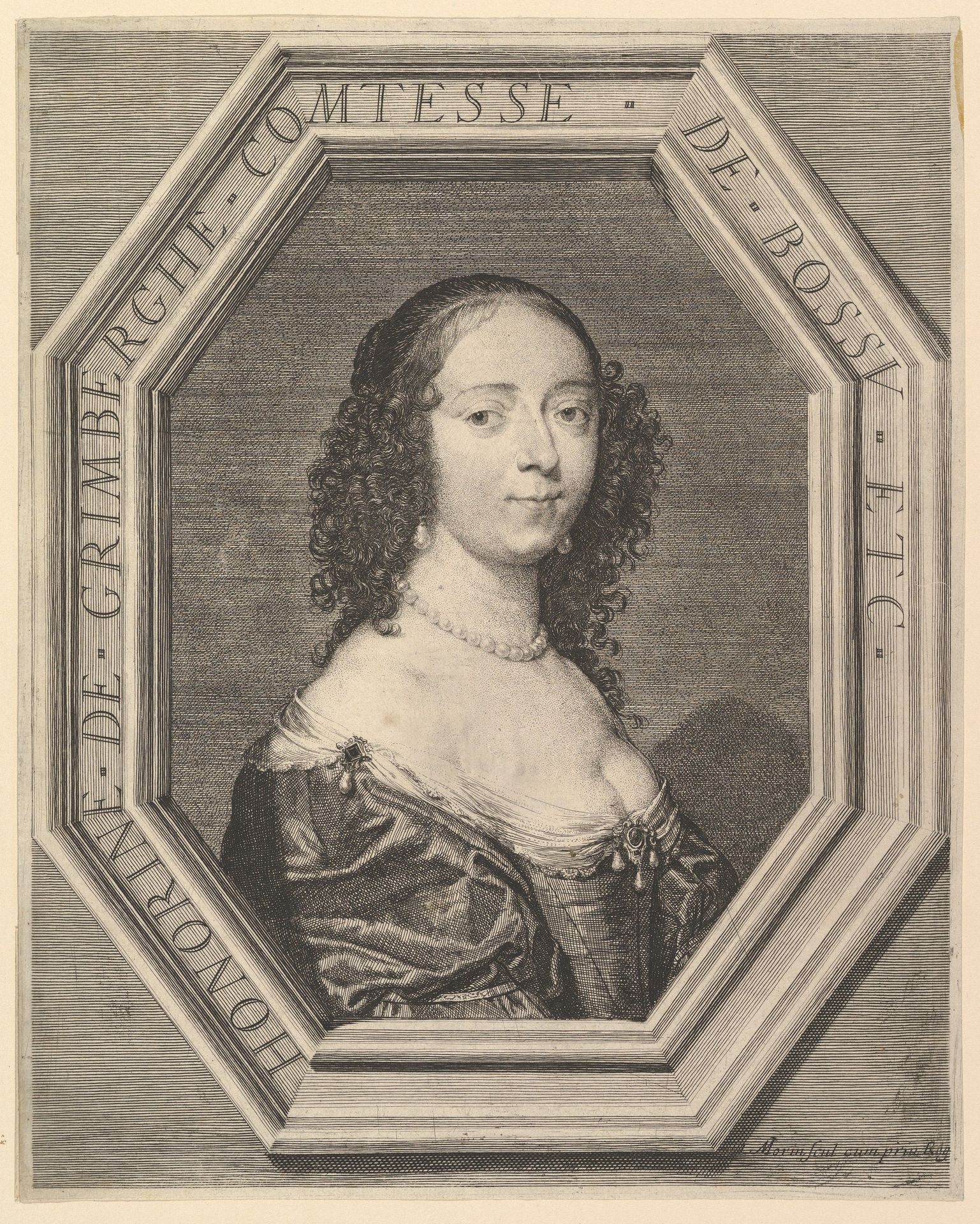 Honorine de Grimberghe, comtesse du Bossu by Jean Morin