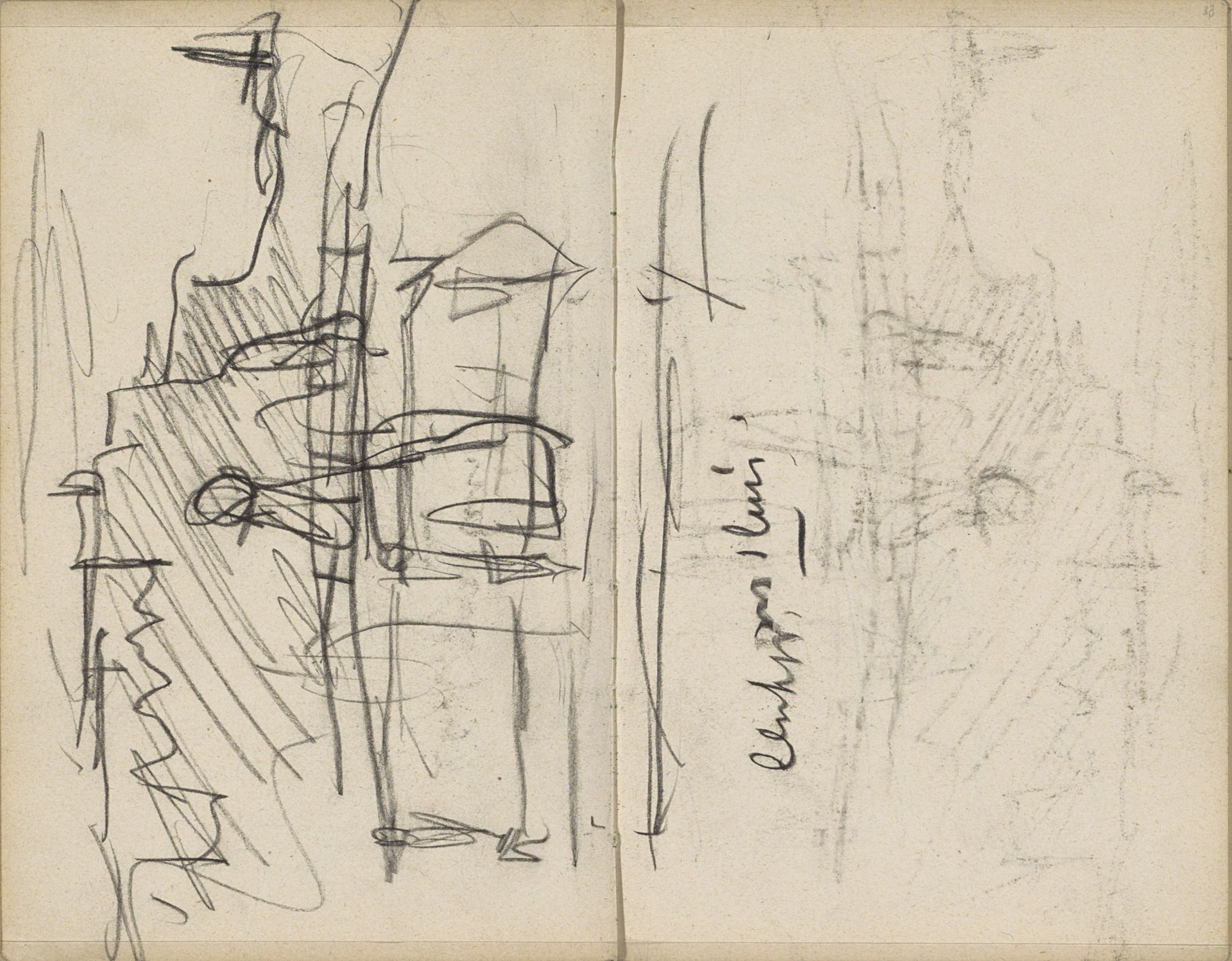 Gezicht op de Eenhoornsluis te Amsterdam by George Hendrik Breitner