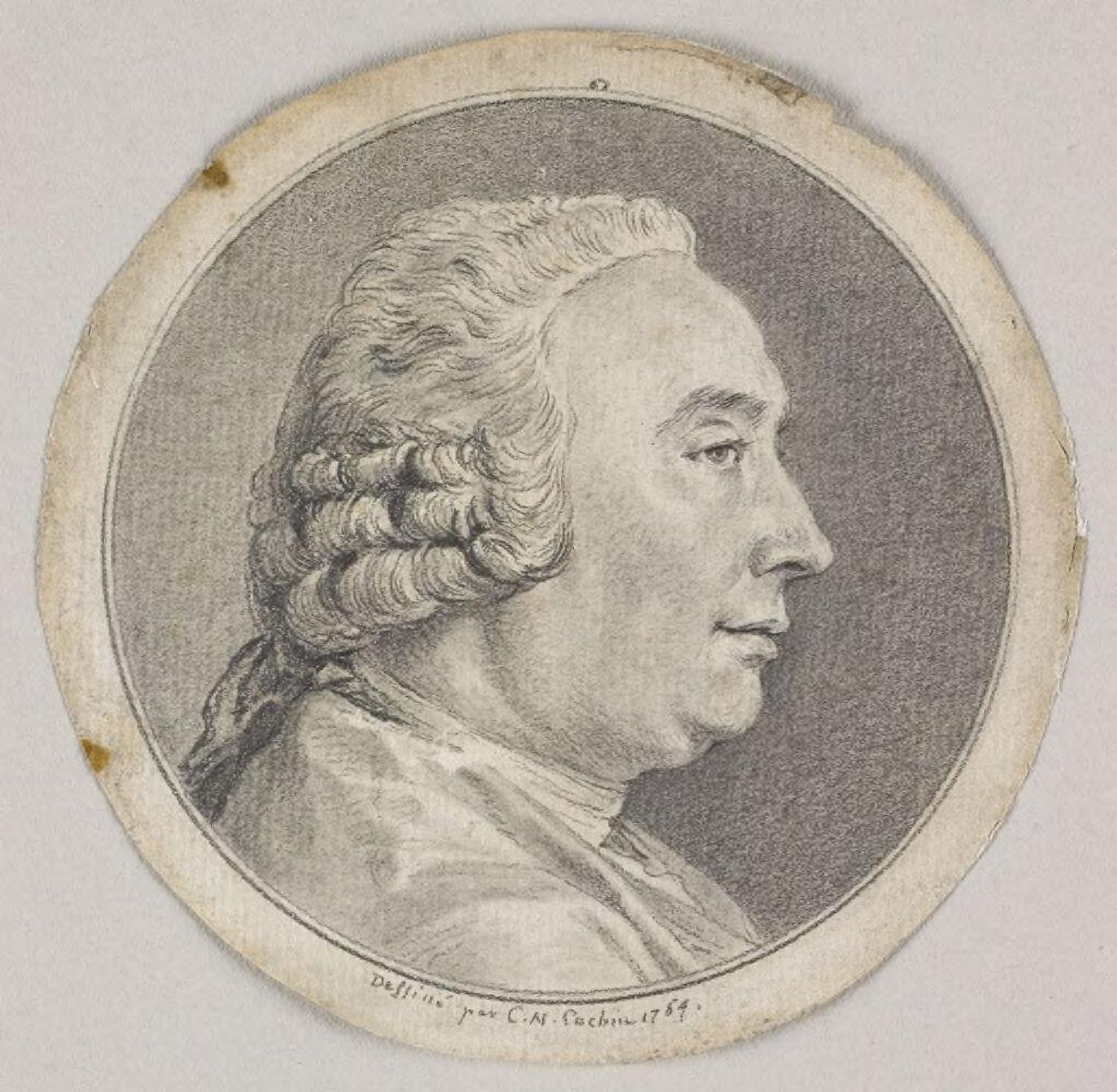 David Hume by Charles-Nicolas Cochin le jeune