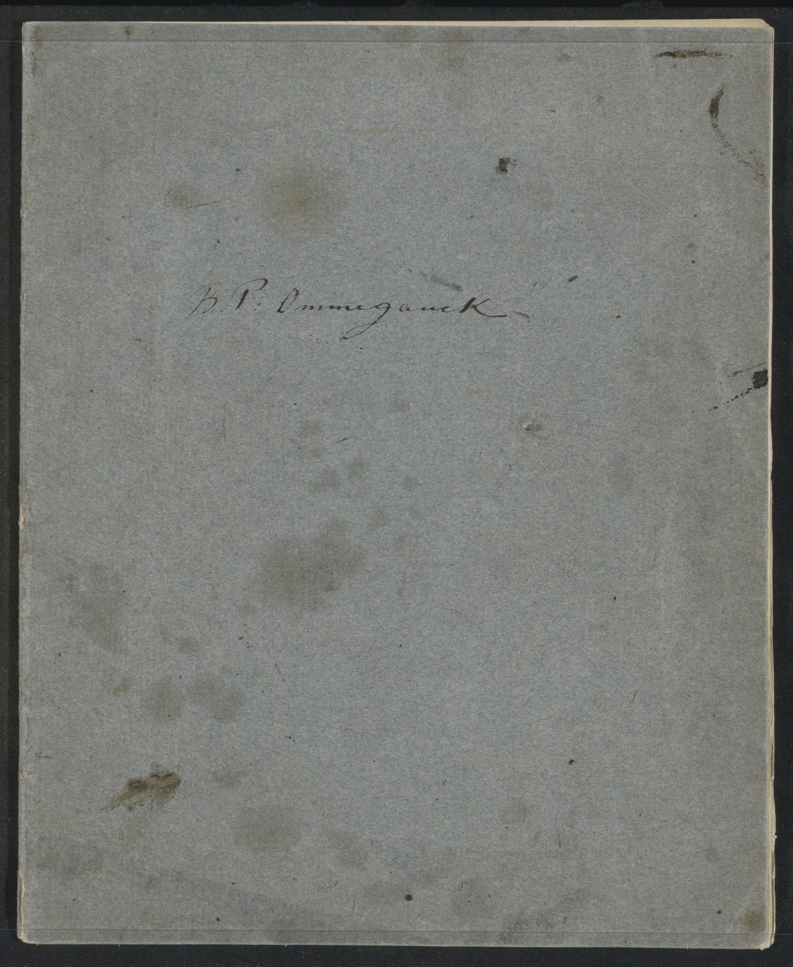 Schetsboek met 8 bladen by Balthasar Paul Ommeganck