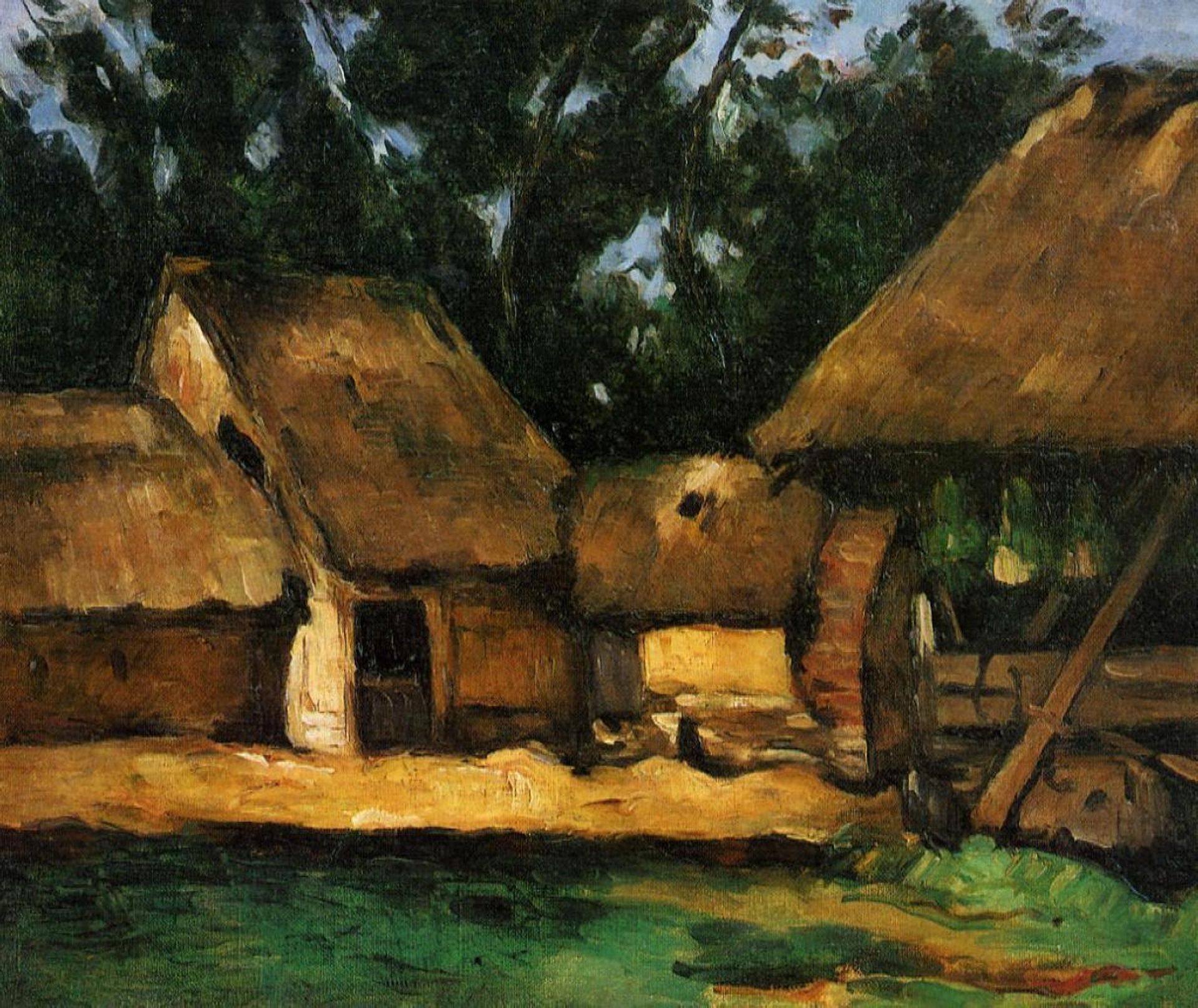 The Oilmill by Paul Cézanne