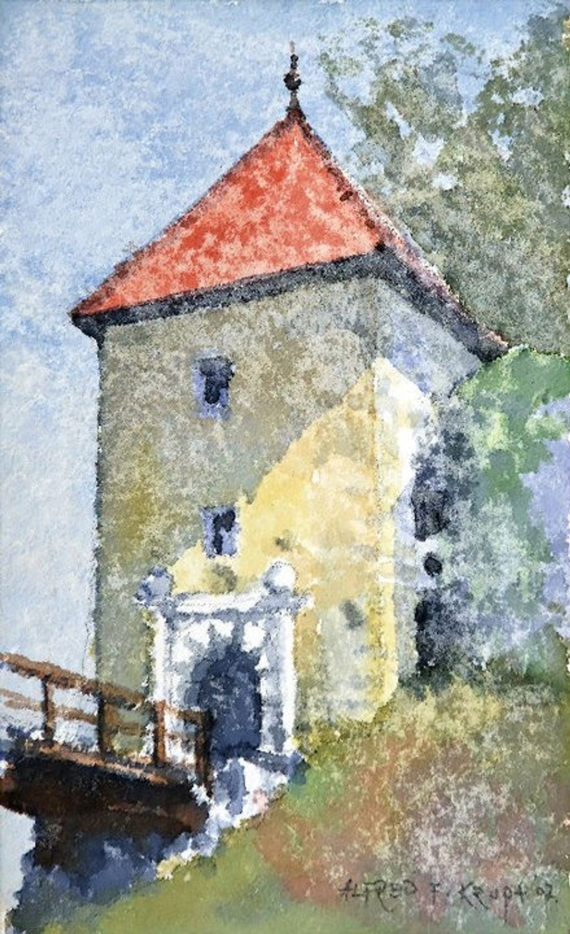 Ozalj Castle by Alfred Freddy Krupa