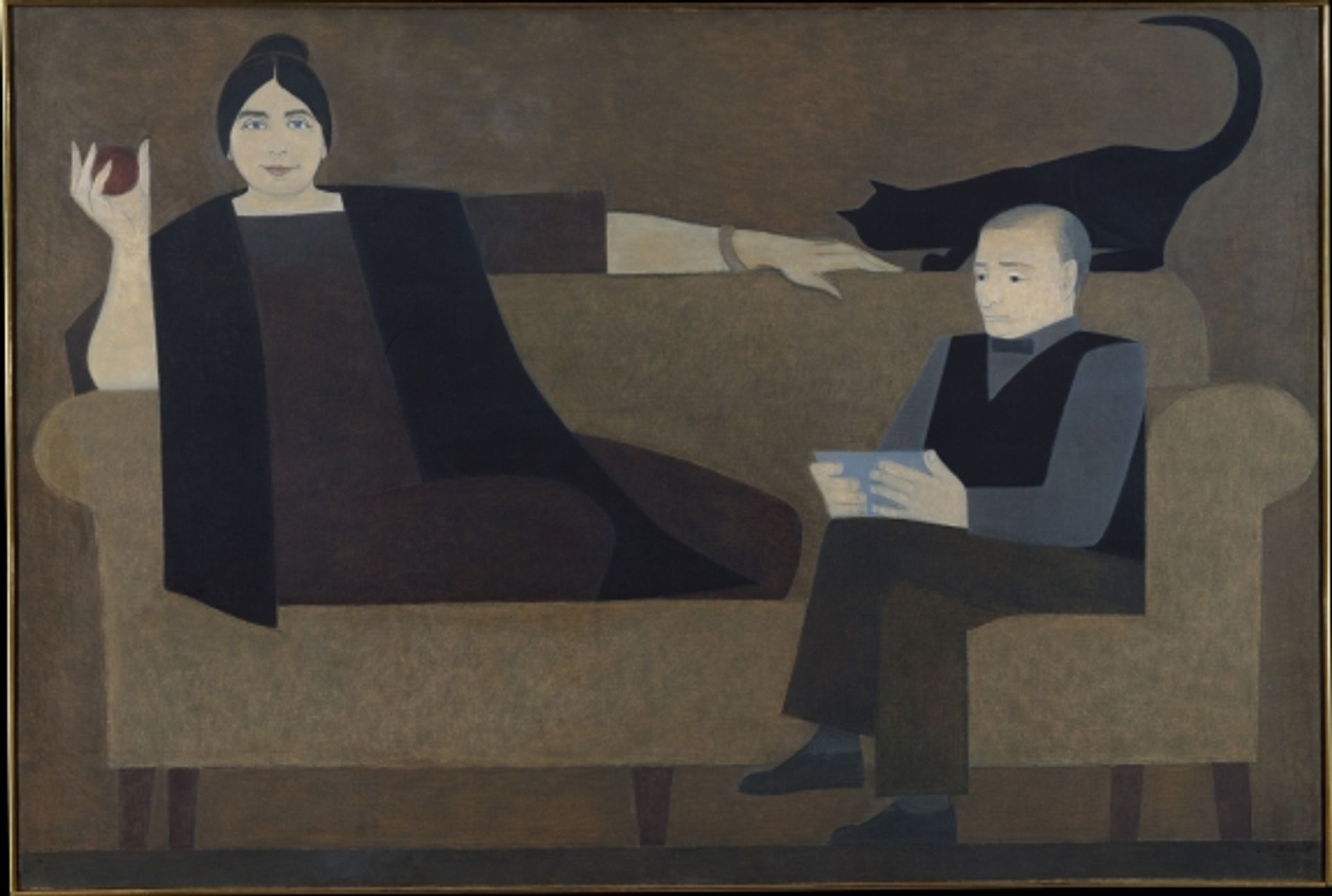 Kiesler and Wife by Will Barnet