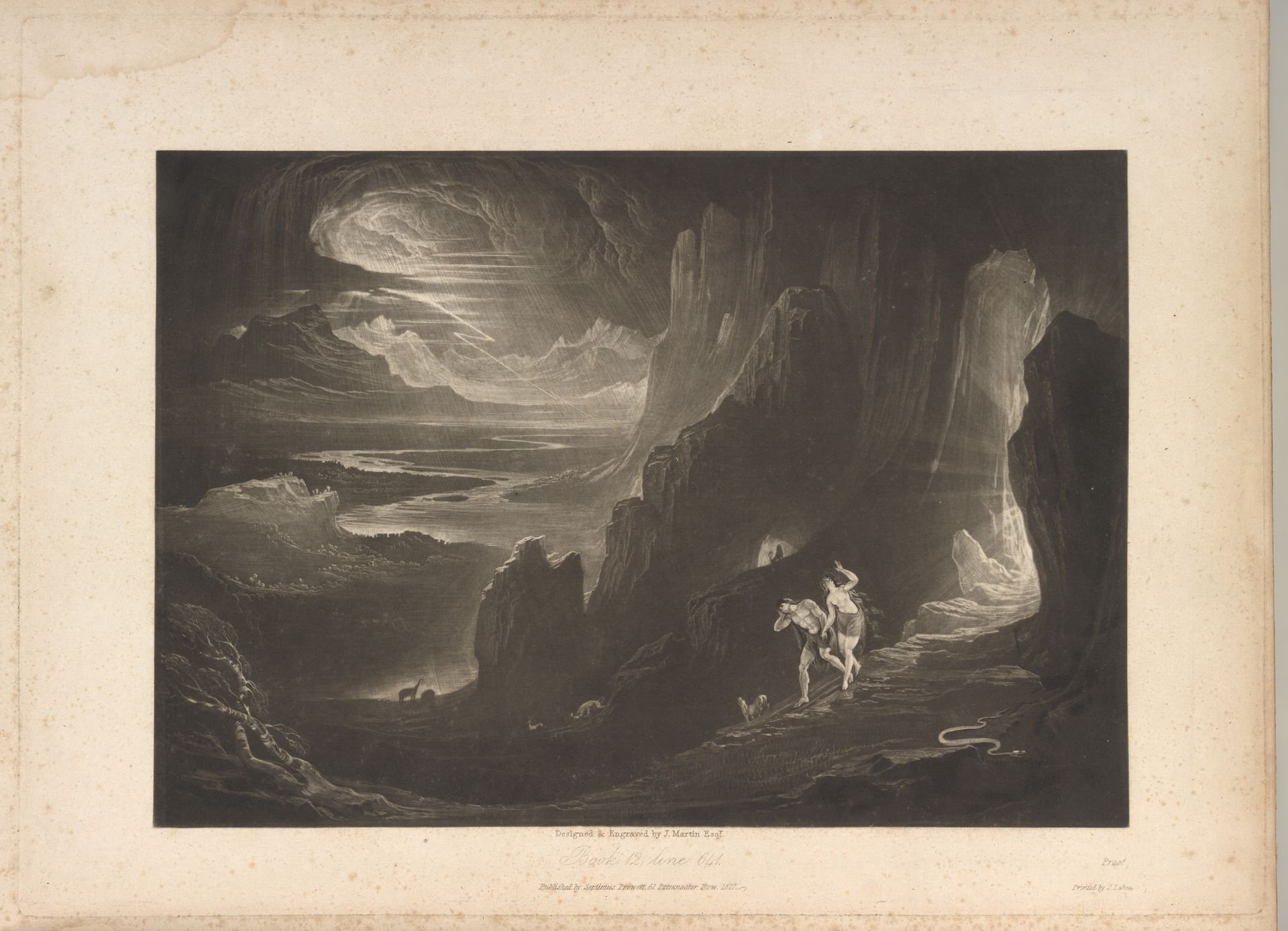 The Paradise Lost of John Milton with Illustrations by John Martin by John Martin