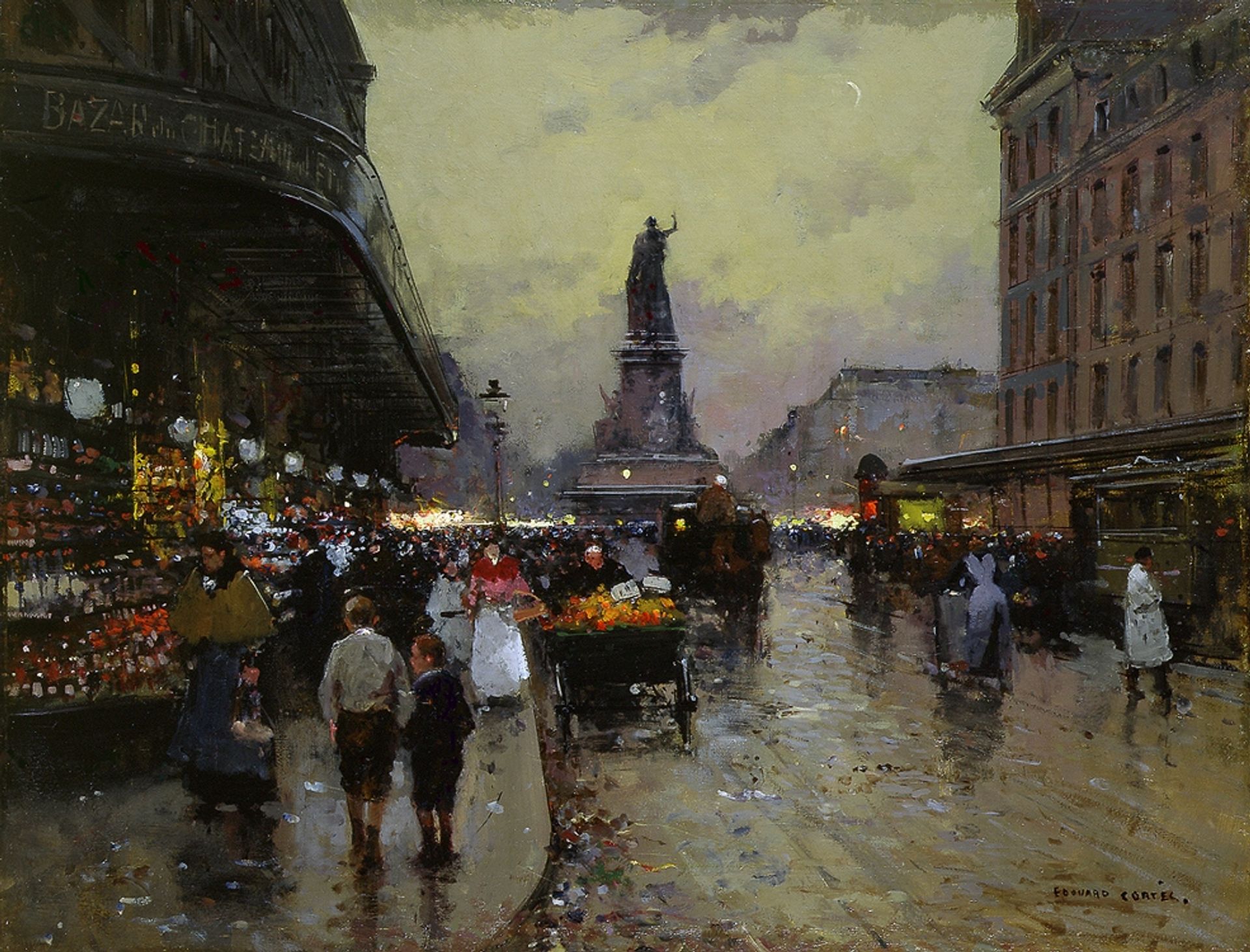 Place de la Republique by Edouard Cortes