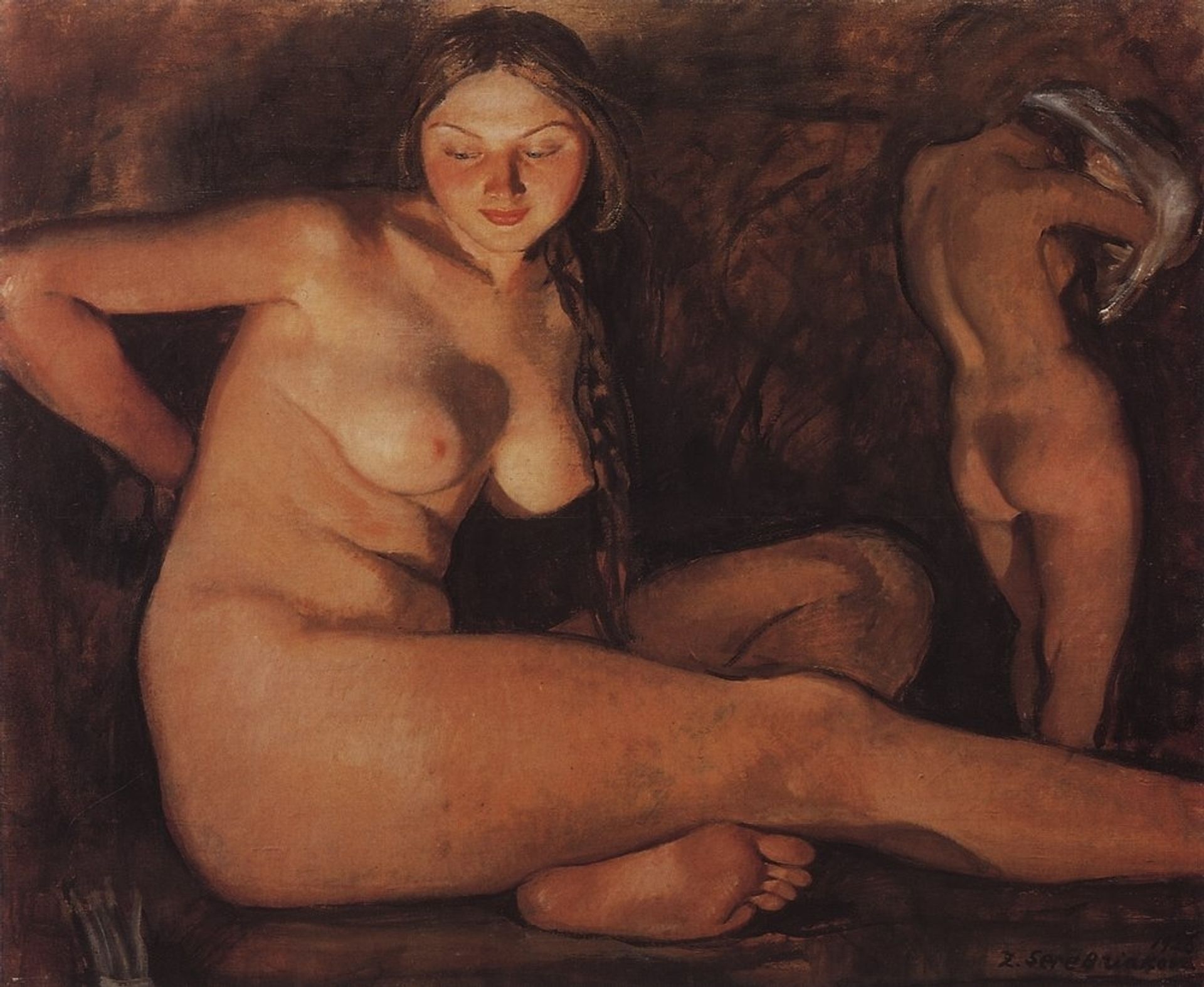 Bath by Zinaida Serebriakova