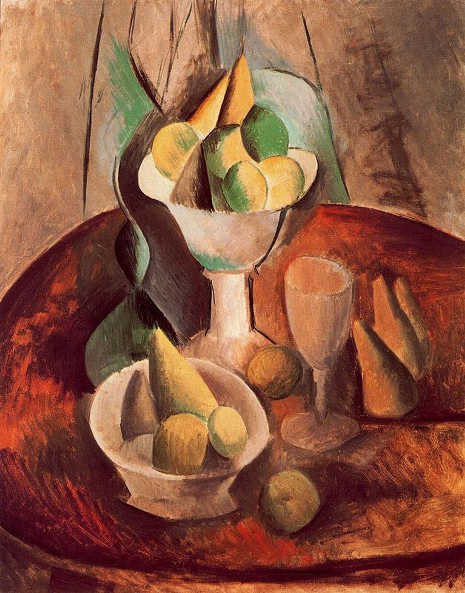 Fruit in a Vase by Pablo Picasso