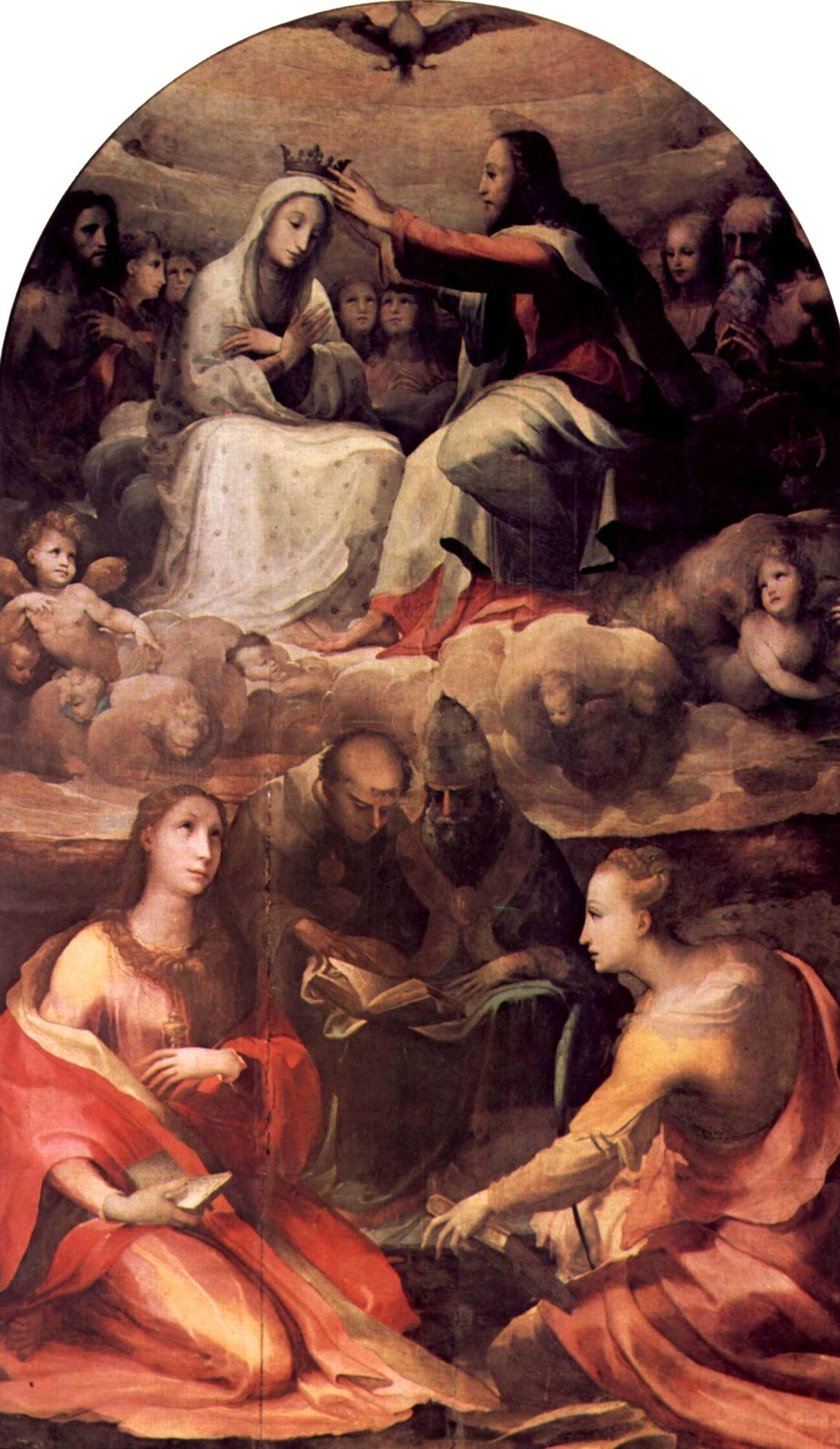 Coronation of Mary by Domenico Beccafumi
