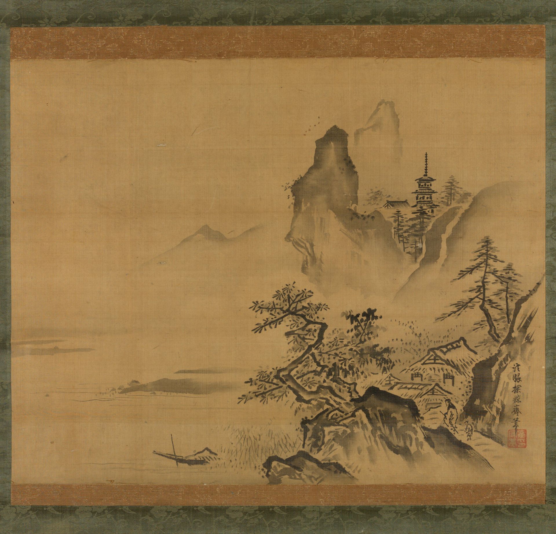 Landscape by Tsurusawa Tangei