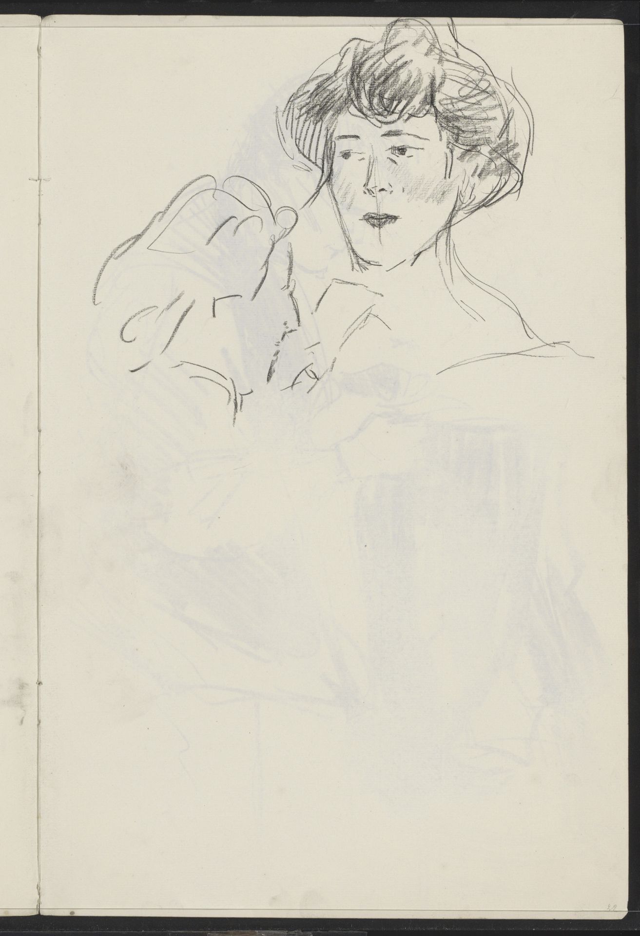 Twee vrouwenhoofden by Isaac Israels