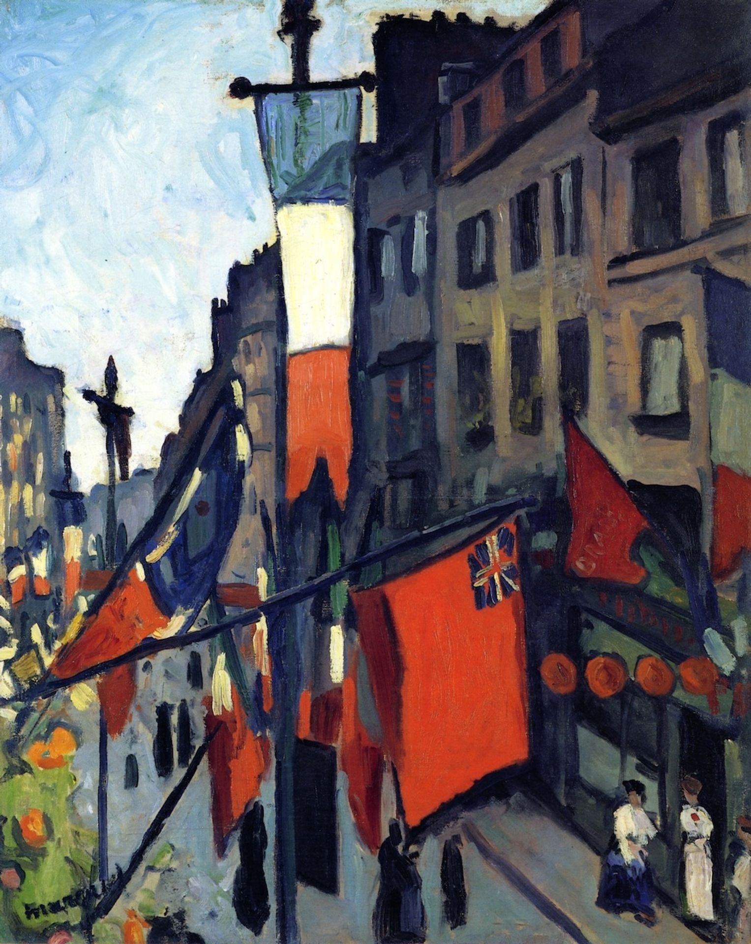 July 14th at Havre by Albert Marquet