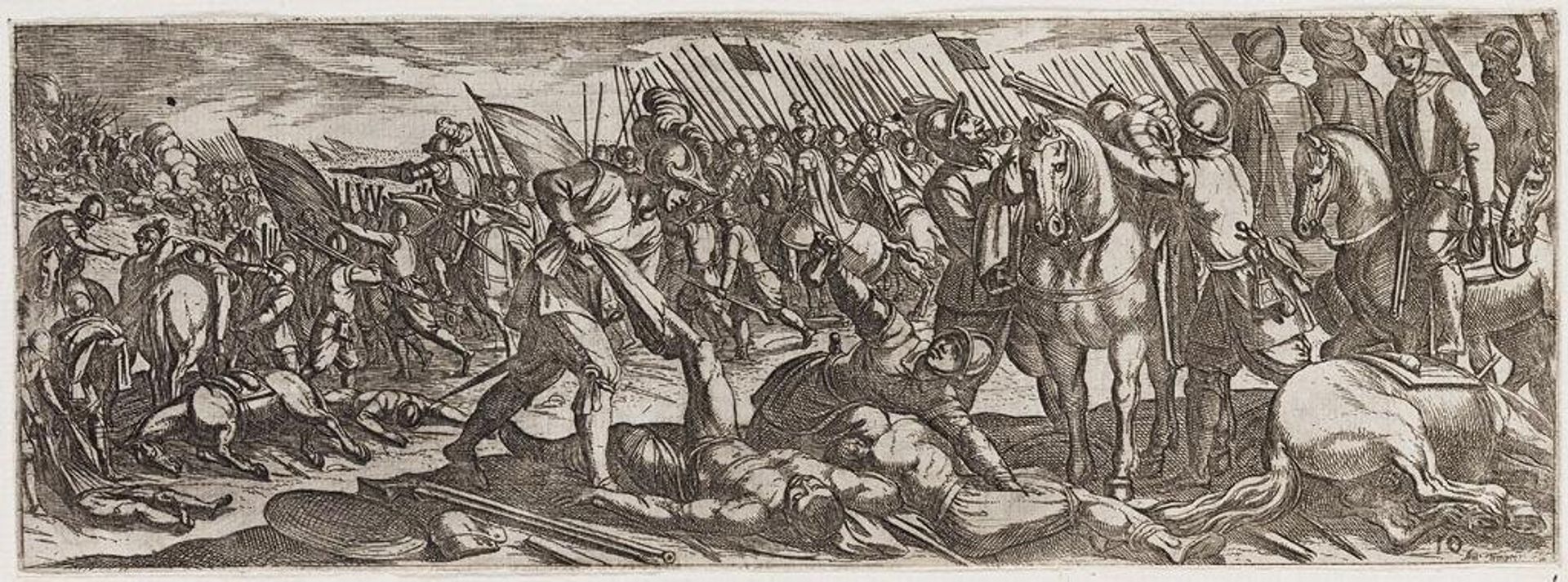 Victorious Soldiers Stripping the Dead by Antonio Tempesta