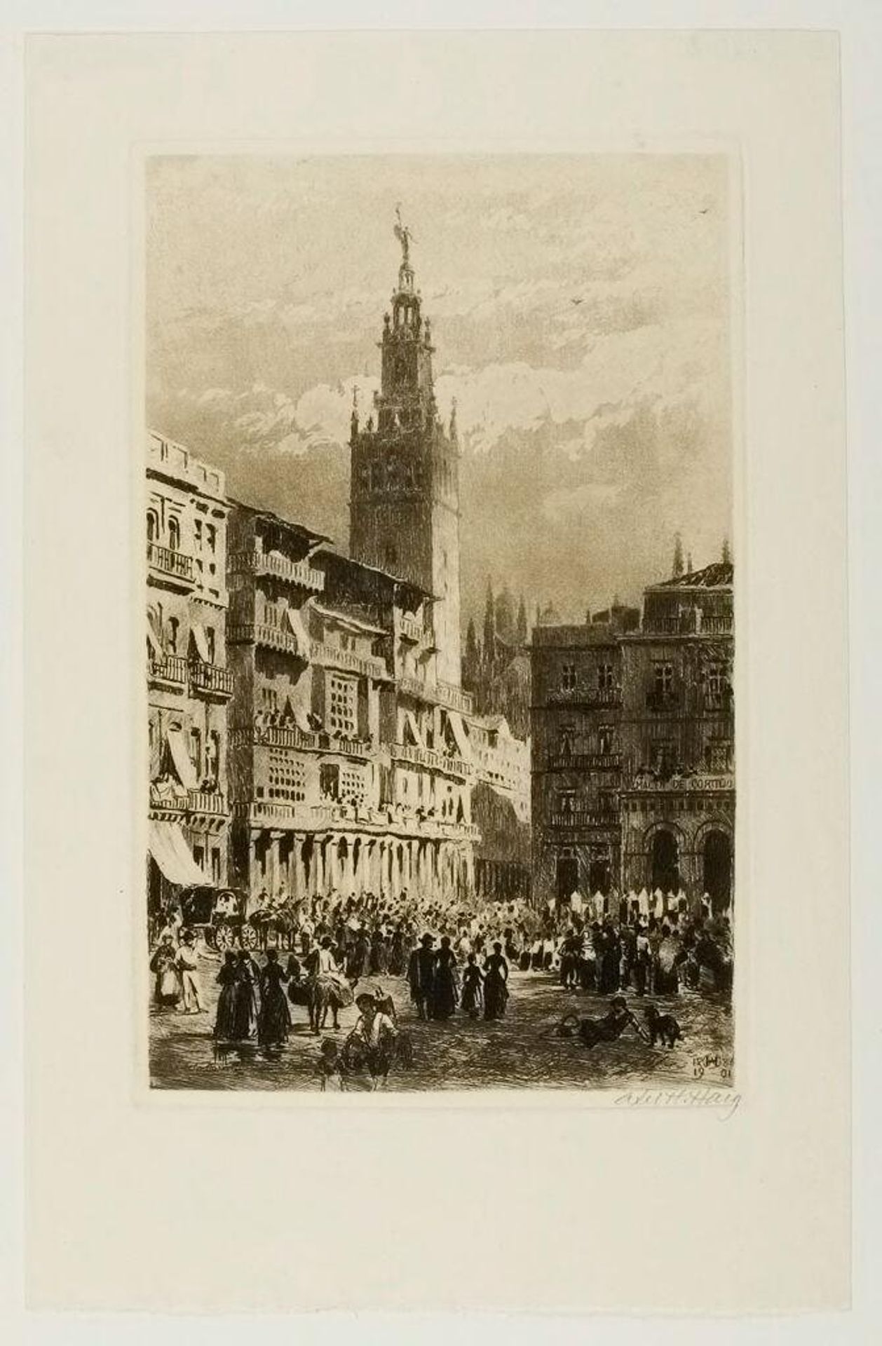 Plaza de la Constitucion, Seville by Axel Herman Haig