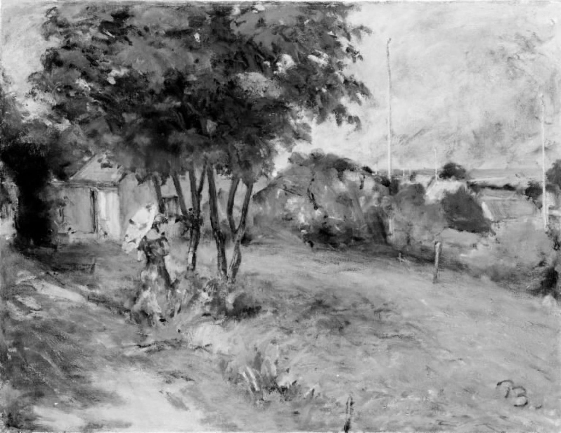 The Pine Path at Gilleleje by Peter Rostrup Bøyesen
