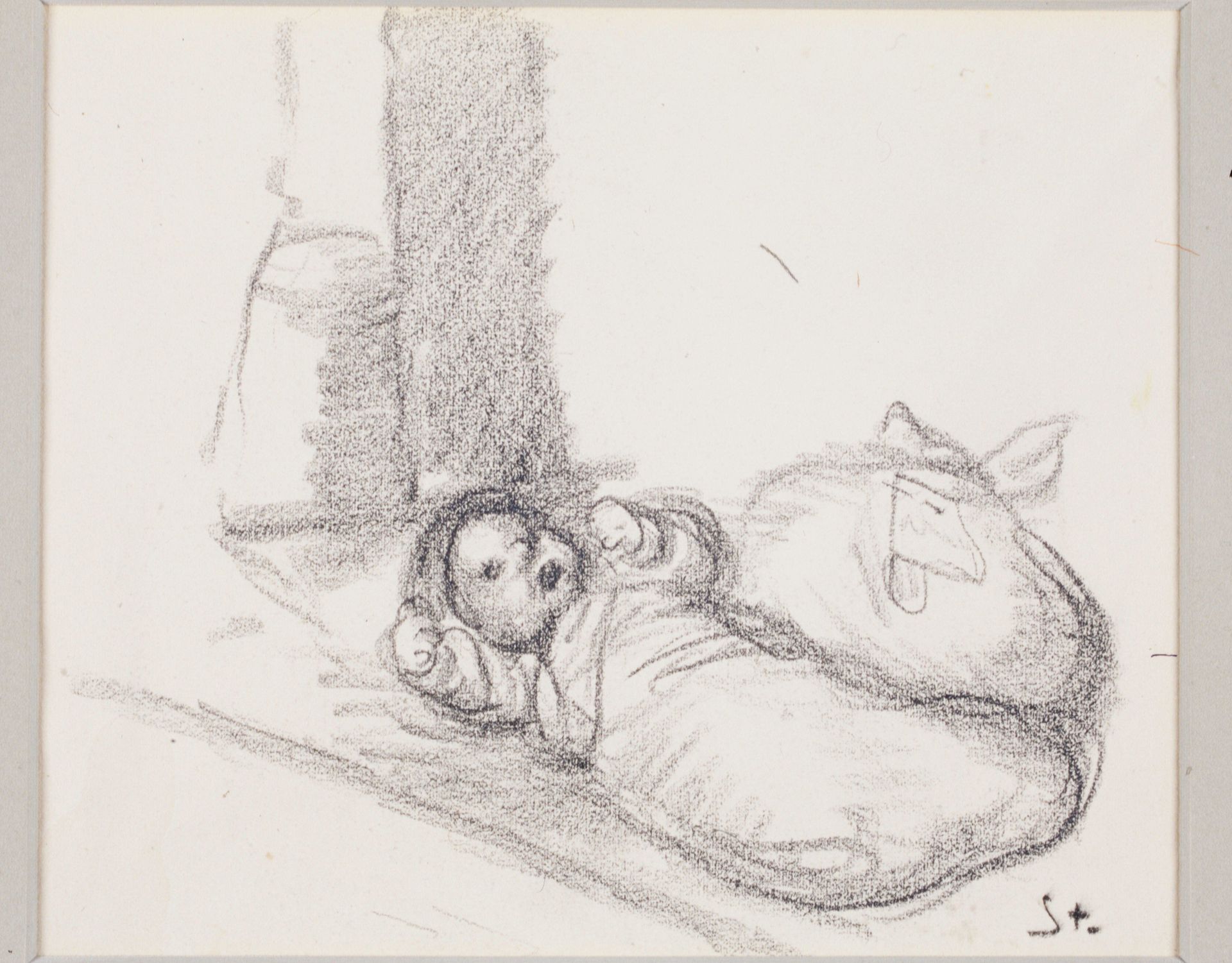 The Foundling by Théophile Alexandre Steinlen