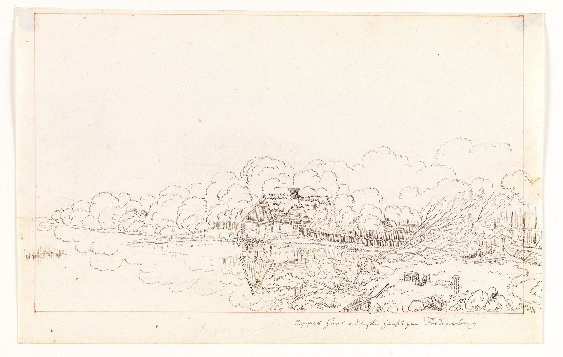 Jeppes Hus. Fredensborg by Adam Gottlob Gjelstrup