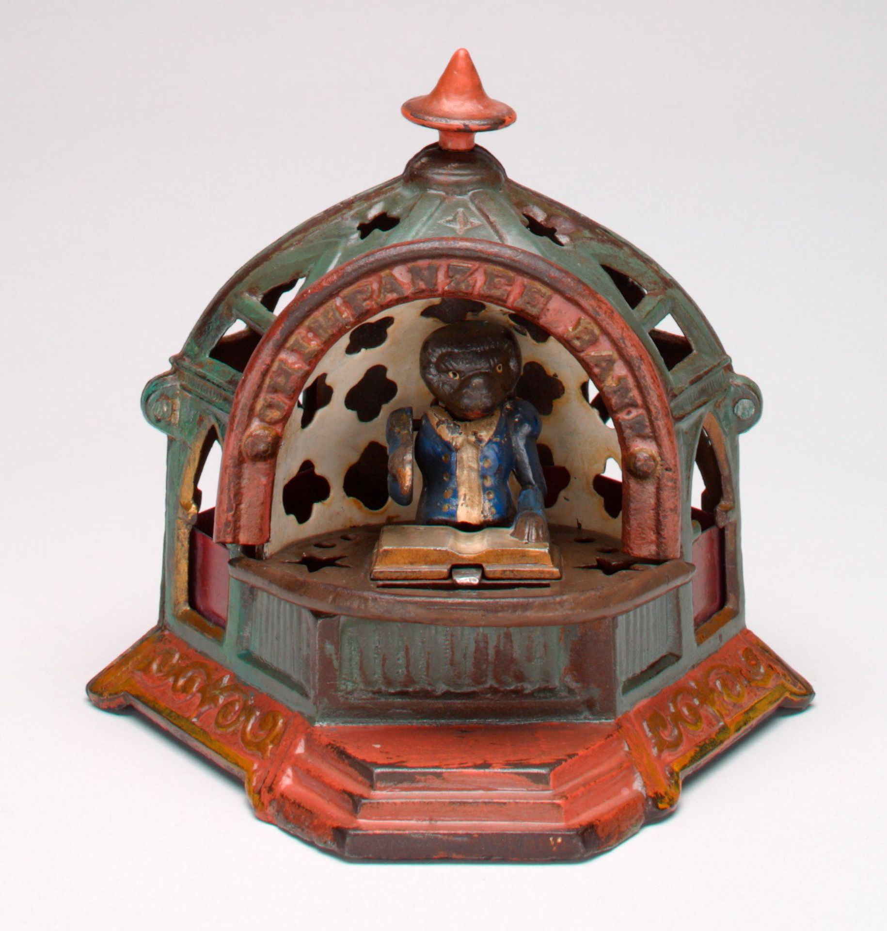 -Chimpanzee Bank- mechanical bank by Louis Kyser