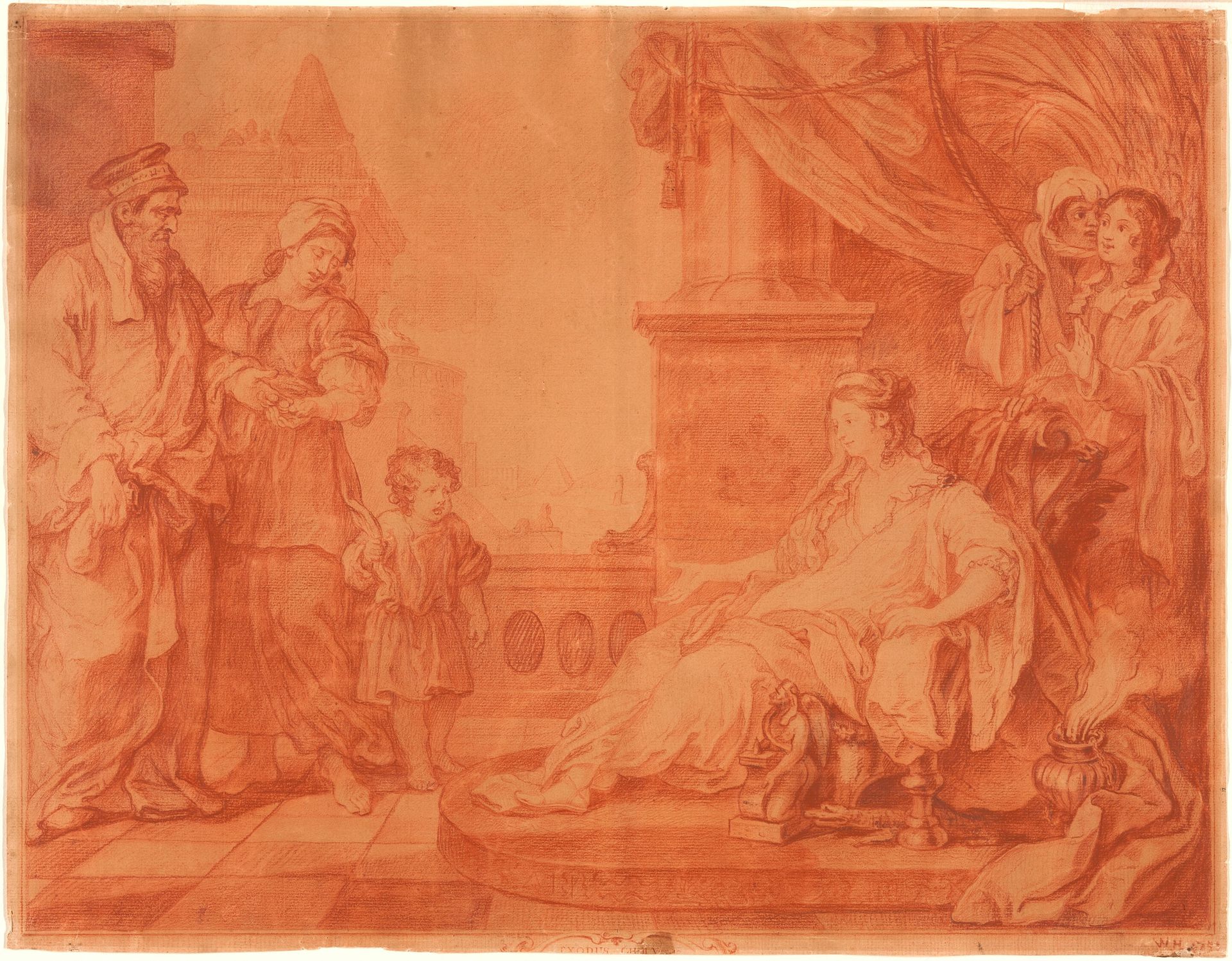 Moses Brought to Pharaoh’s Daughter by William Hogarth