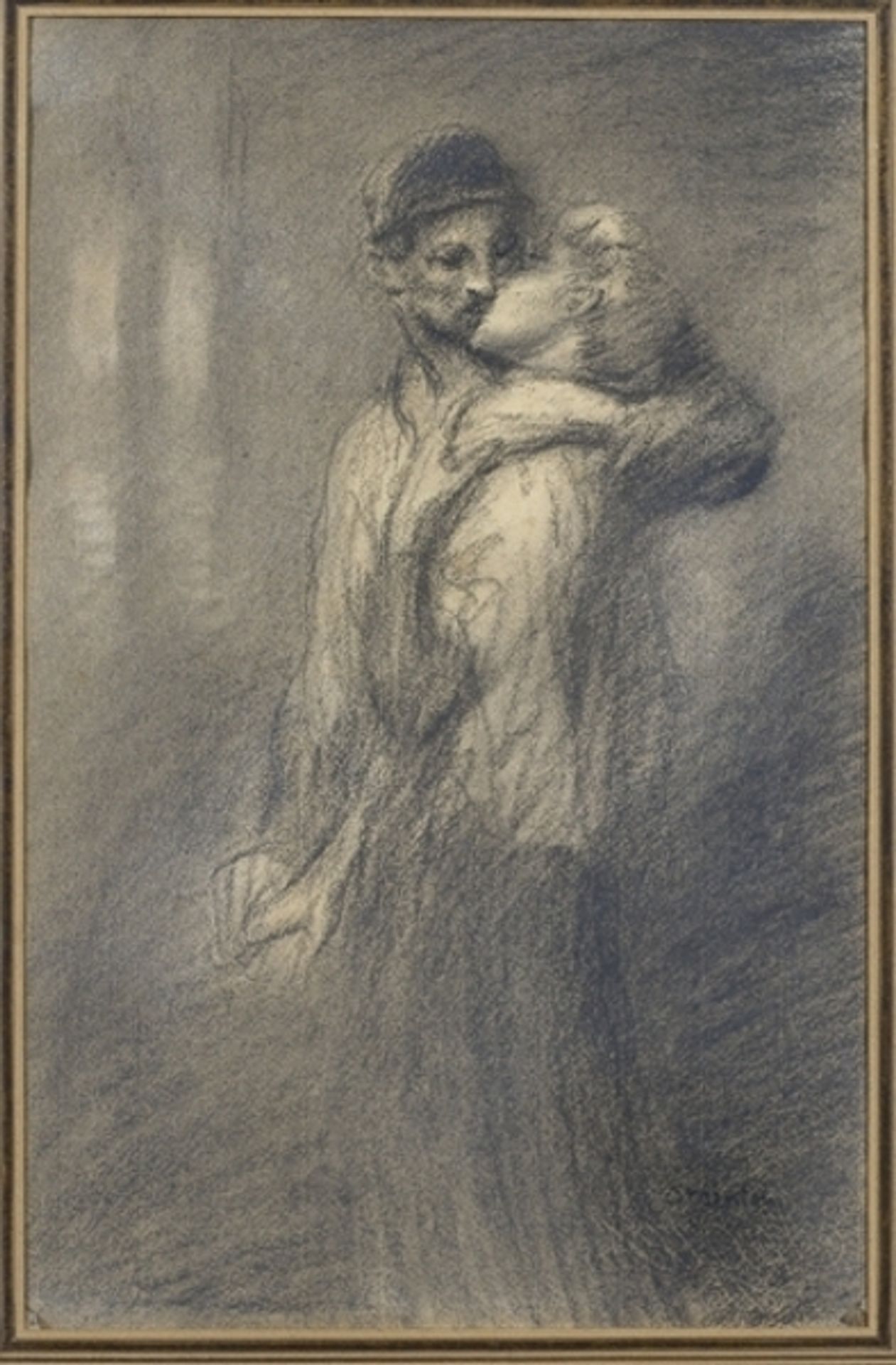 Couple by Théophile Alexandre Steinlen