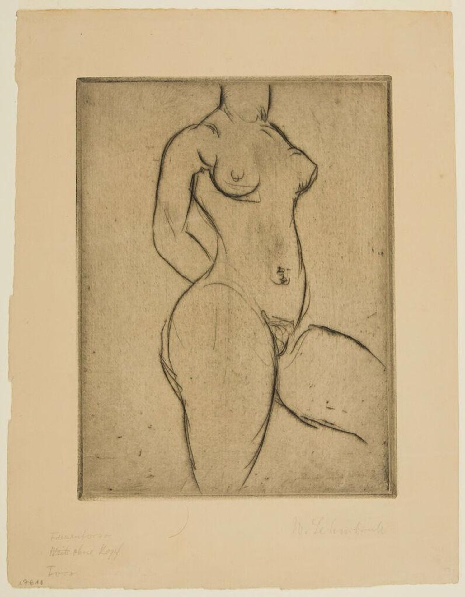 Female Nude by Wilhelm Lehmbruck