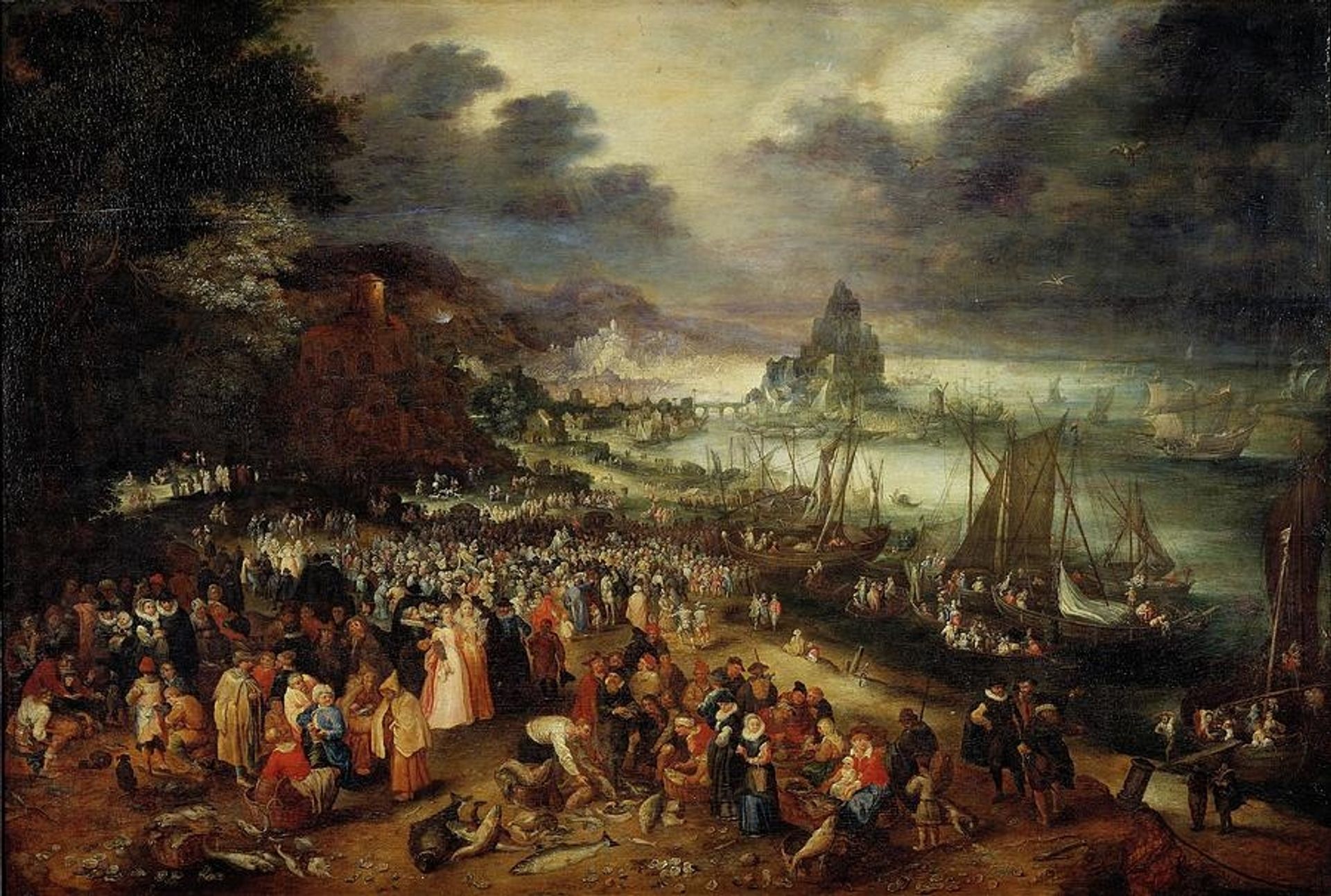 Christ Preaching from the Boat by Jan Brueghel the Elder