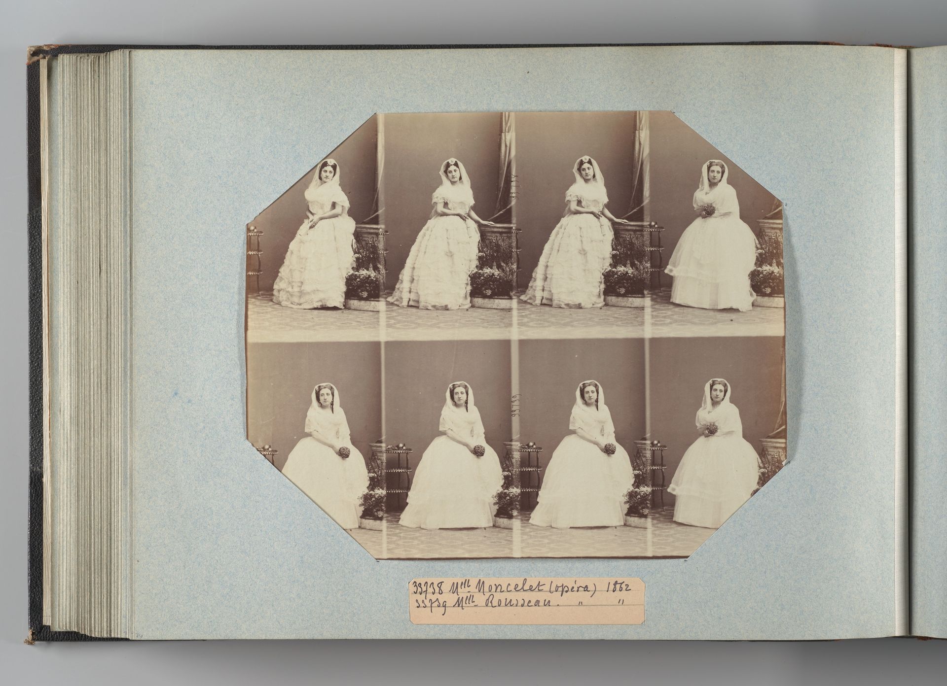 Mlle Moncelet; Mlle Rousseau by André-Adolphe-Eugène Disdéri