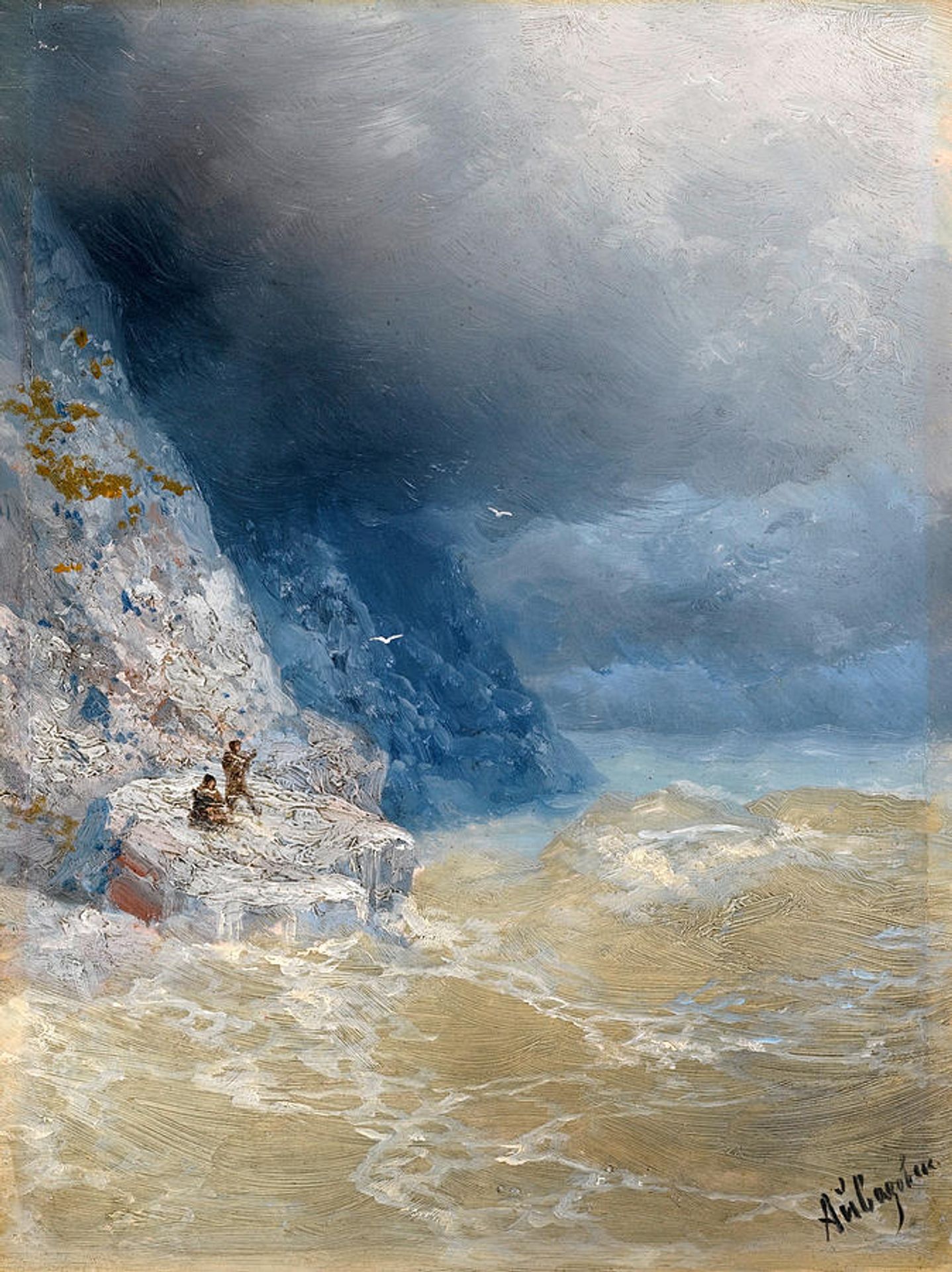 Survivors by Ivan Konstantinovich Aivazovsky