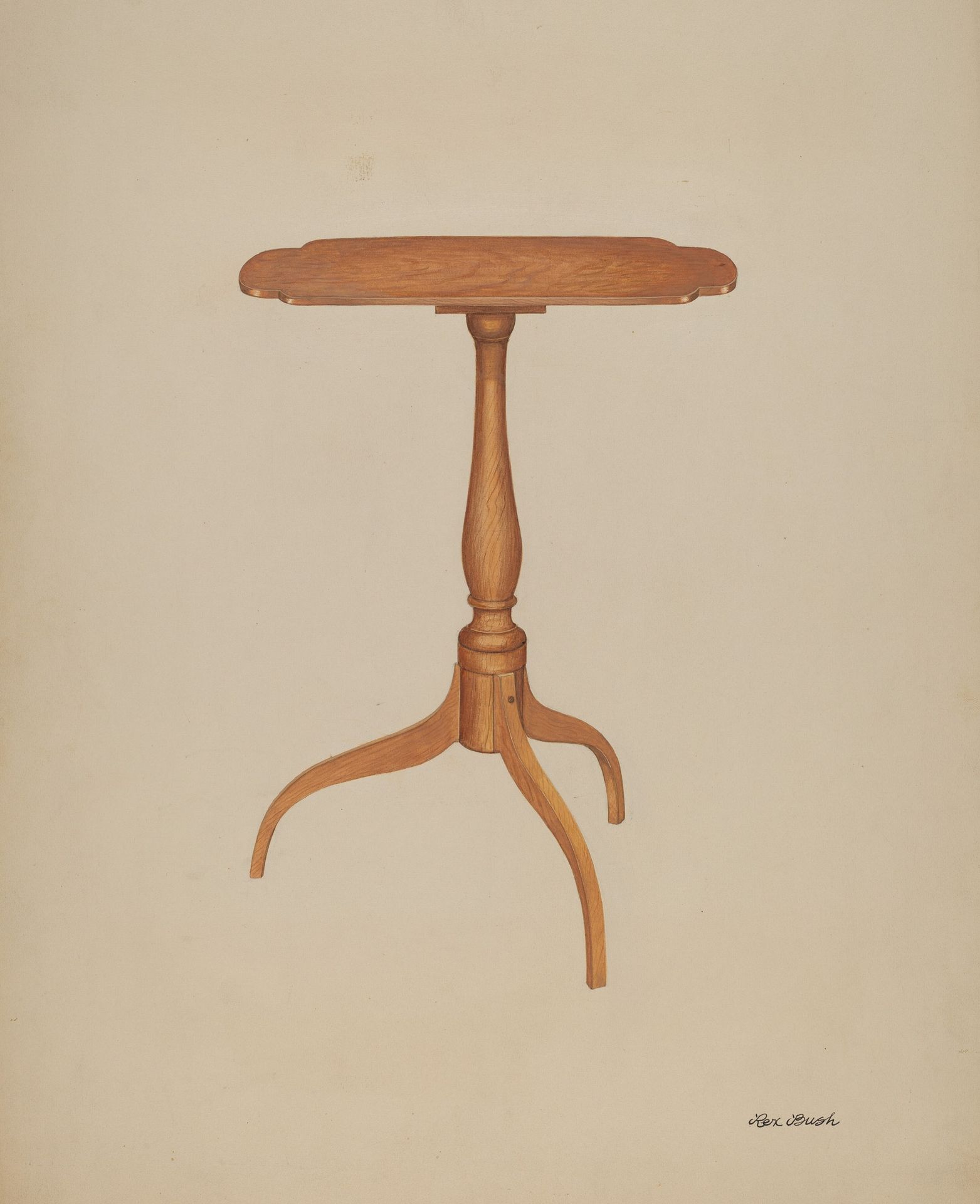 Candle Stand by Rex F. Bush