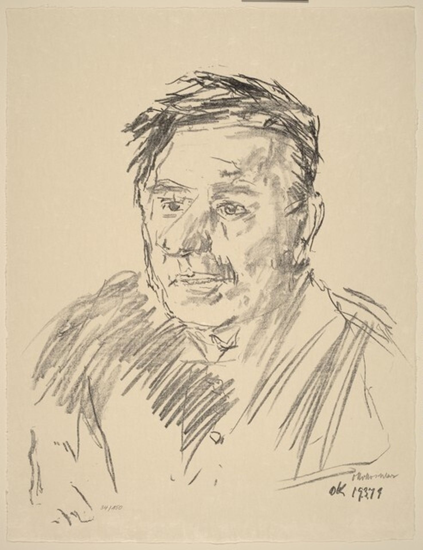 Teddy Kollek, Mayor of Jerusalem by Oskar Kokoschka