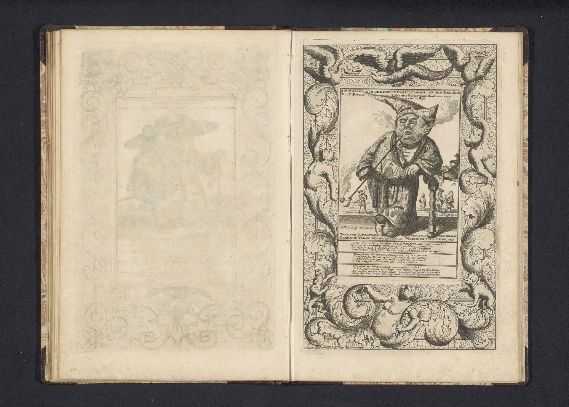 De dwerg Doctor Rocus Tabacius, 1716 by Joost van Sassen