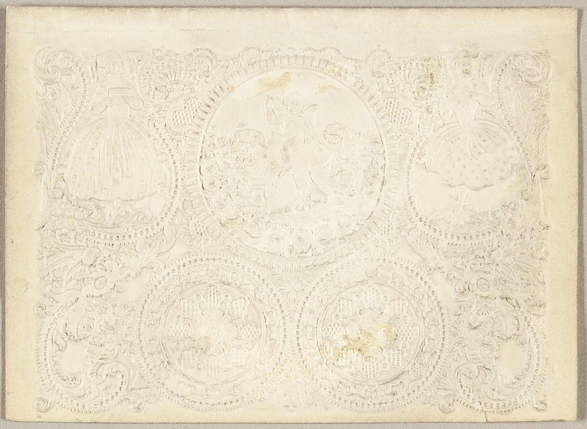 Untitled Valentine (Cupid on the Back of a Dog) by George Meek