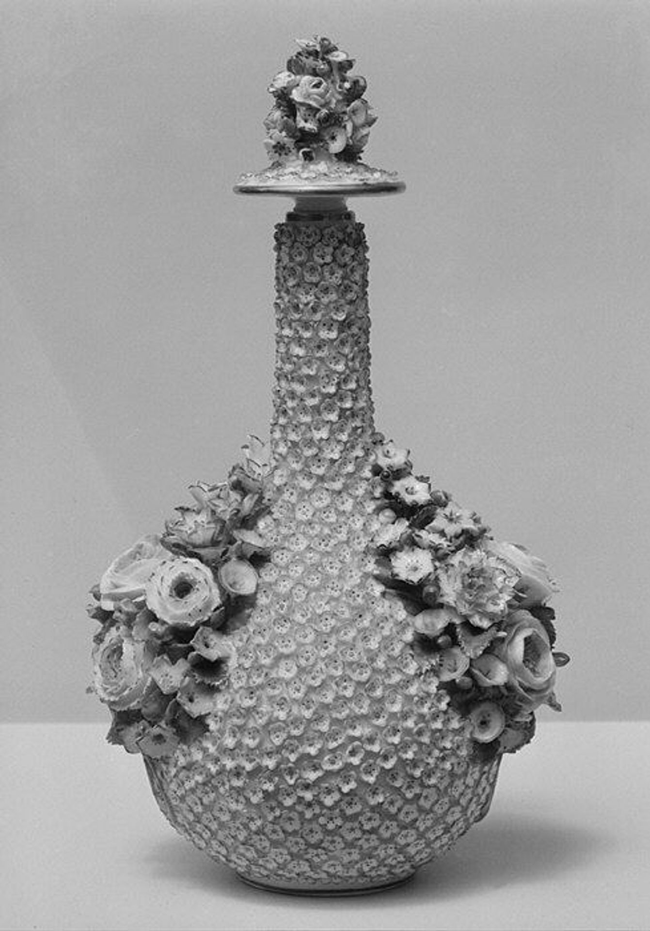 Vase with stopper by Fontainebleau