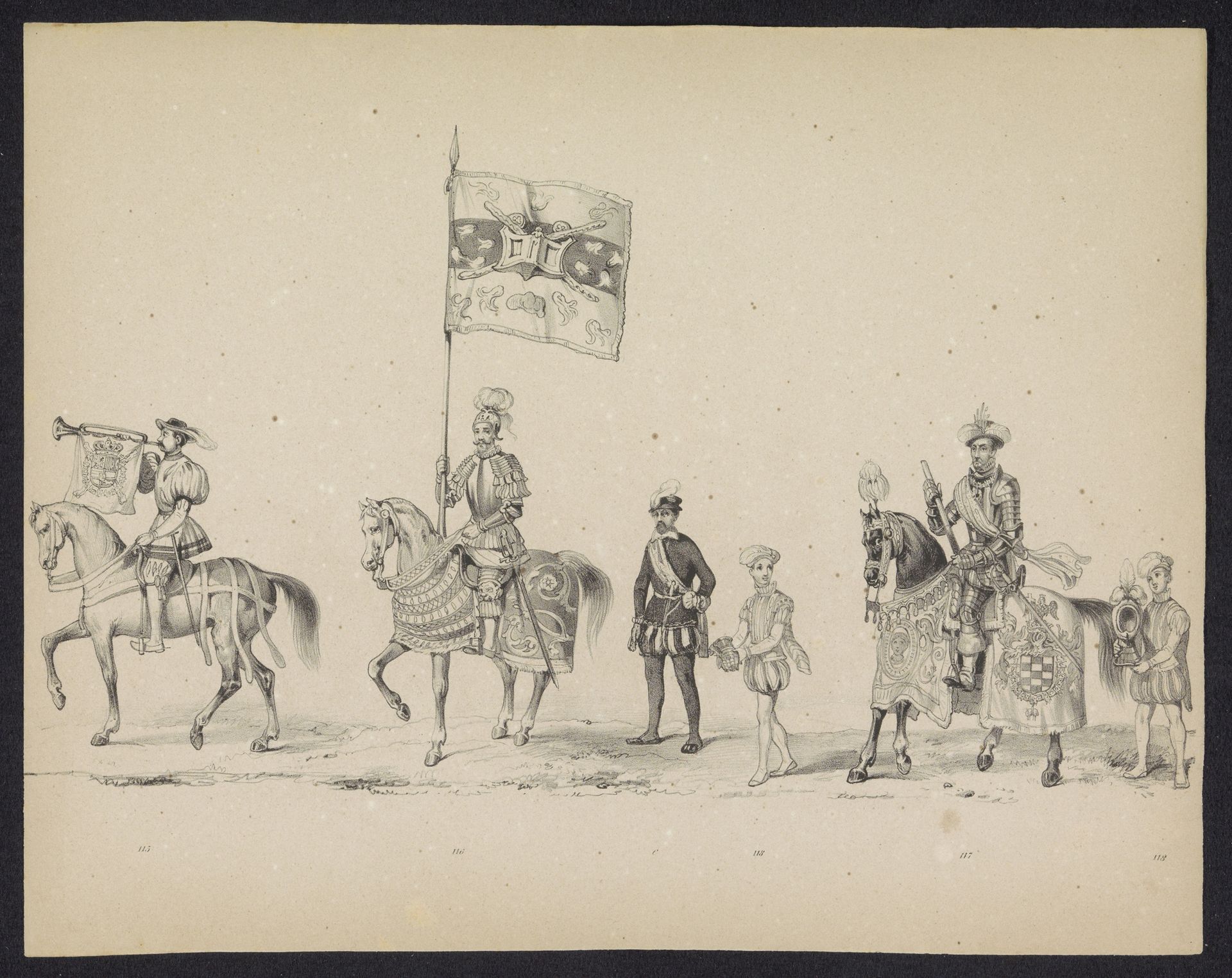 Maskerade van de Utrechtse studenten, 1846 (plaat 20) by Carel Christiaan Antony Last