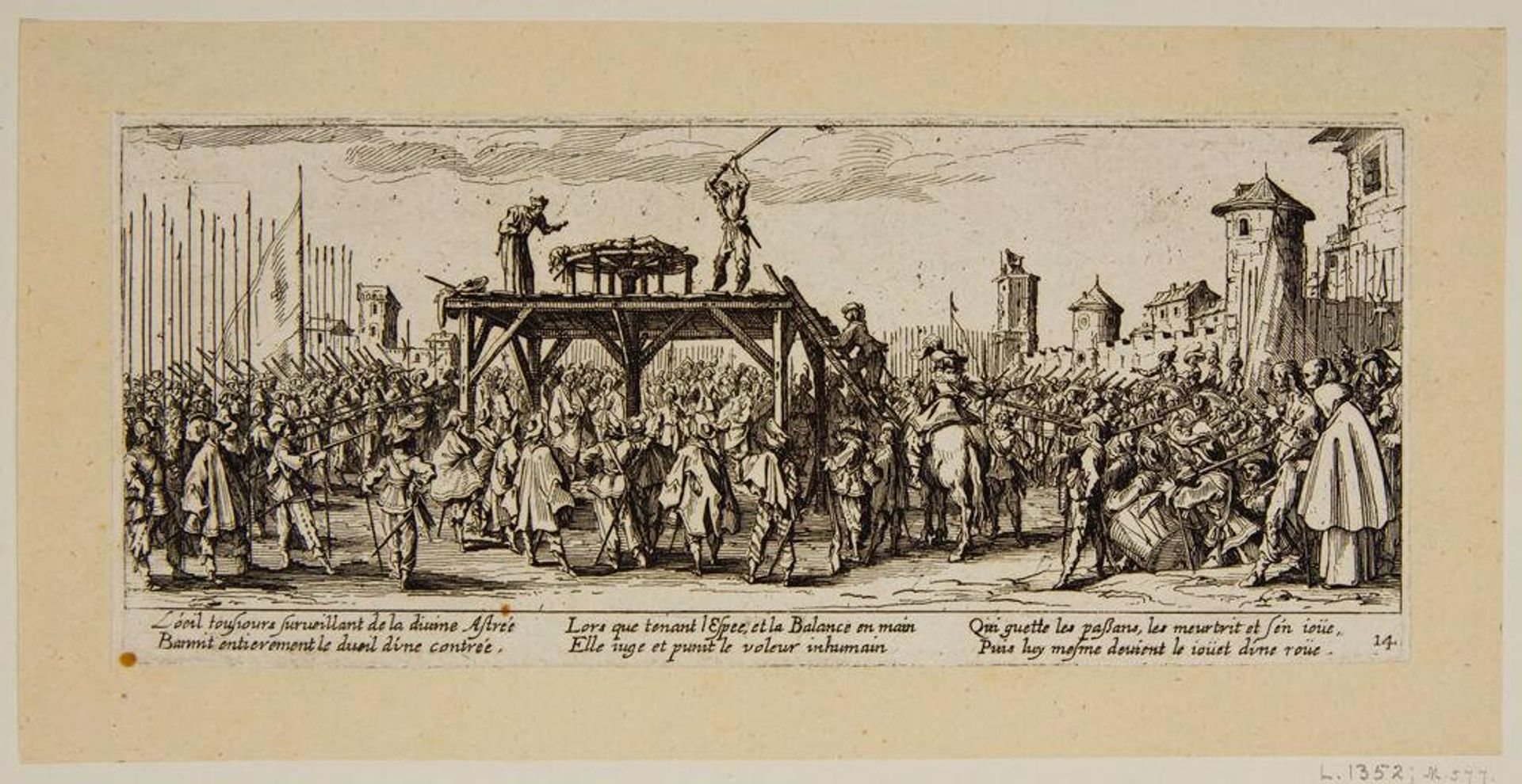 The Wheel of Execution by Jacques Callot