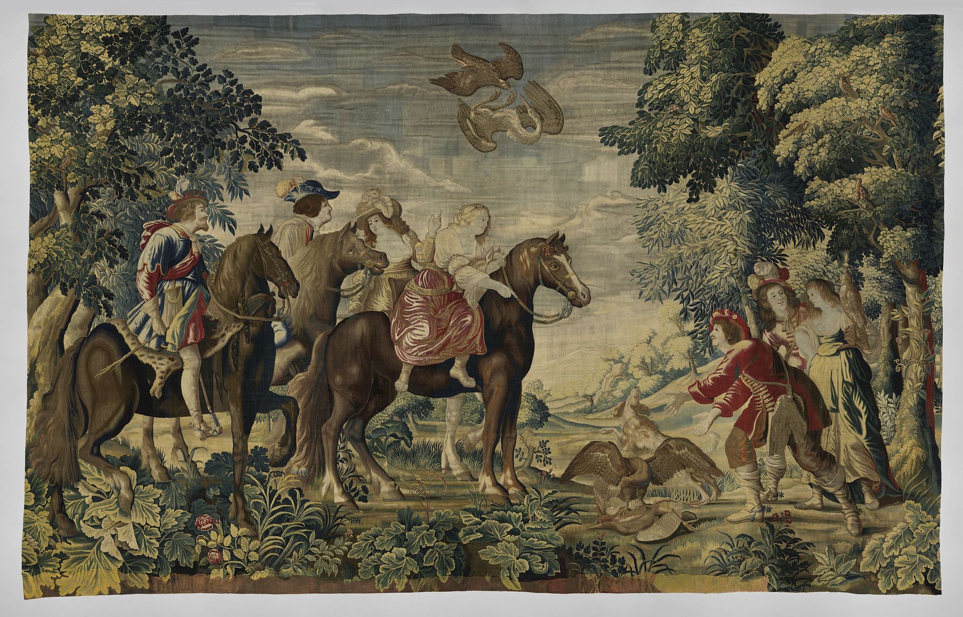 Valkenjacht by Maximiliaan van der Gucht