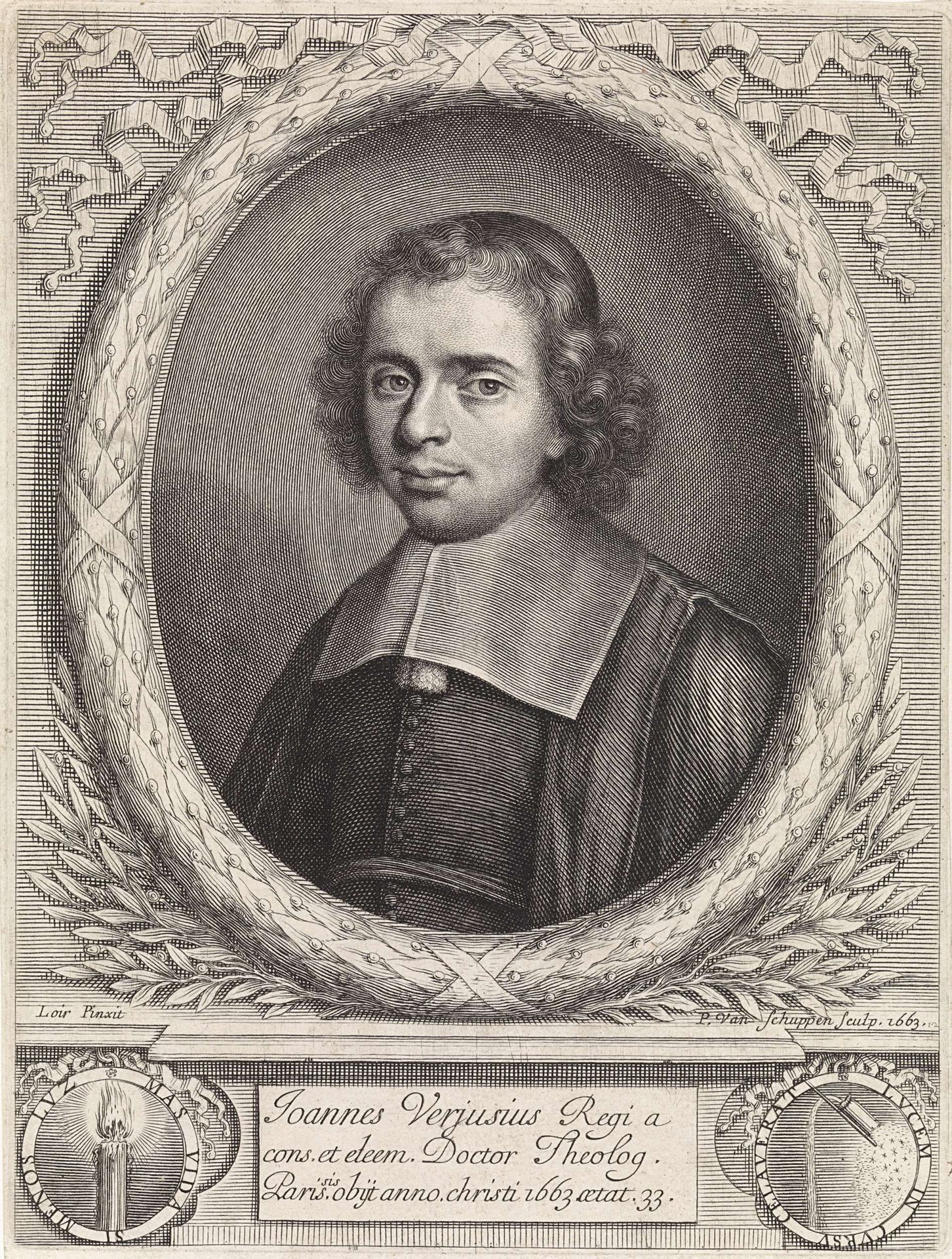 Portret van Jean Verjus by Pieter van Schuppen