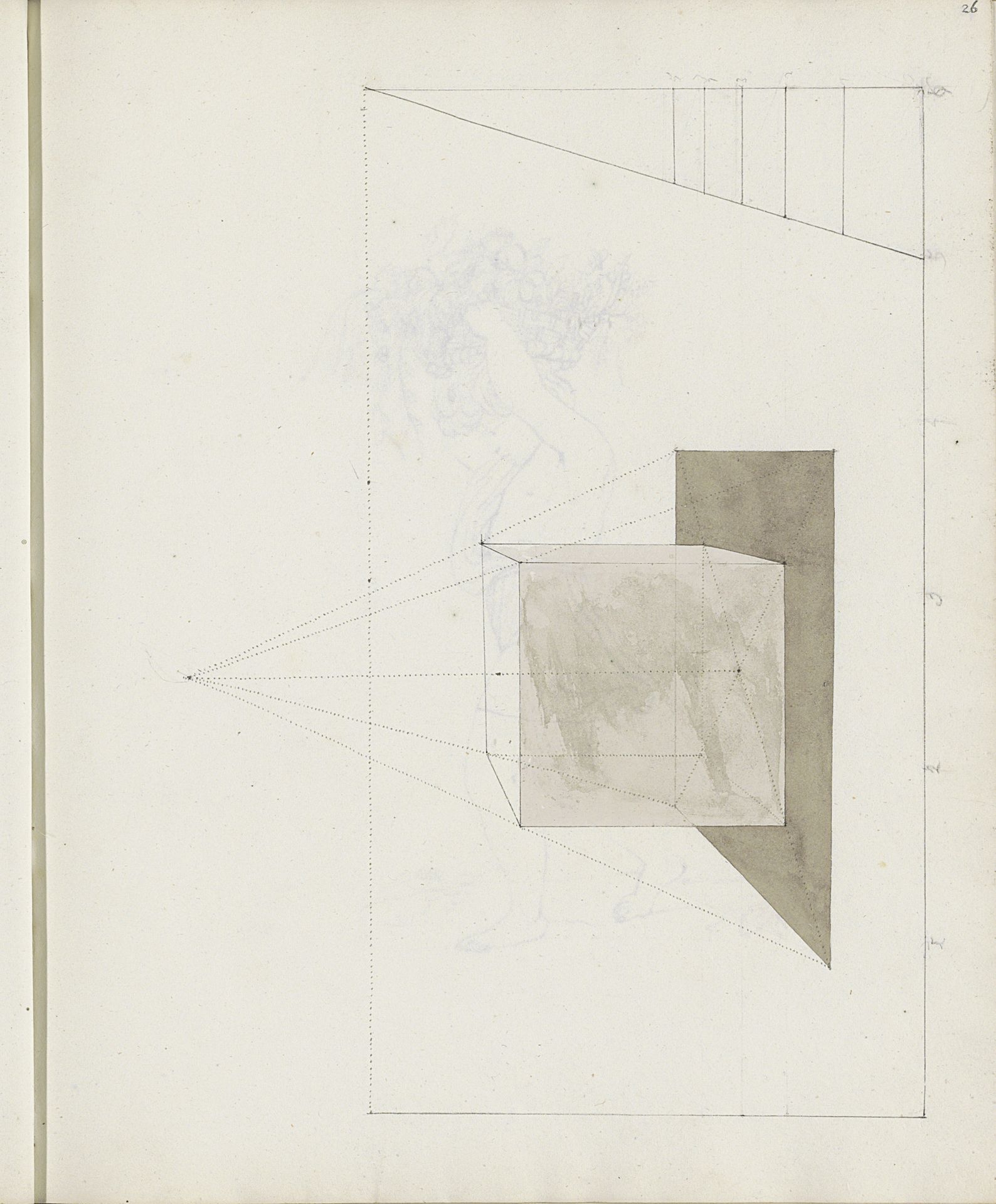 Perspectiefoefening met een kubus by Catharina Kemper