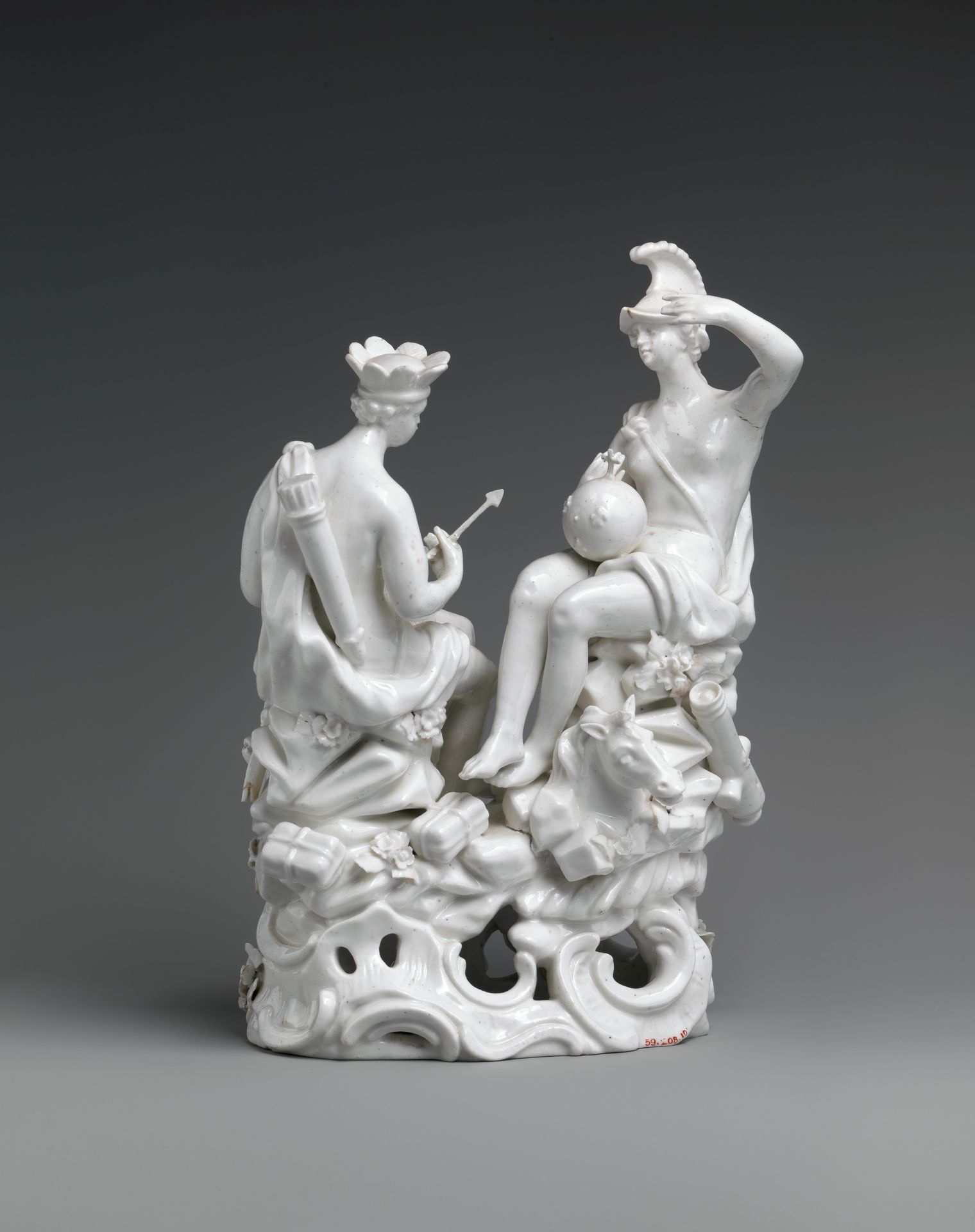 Europe and America by Orléans Manufactory