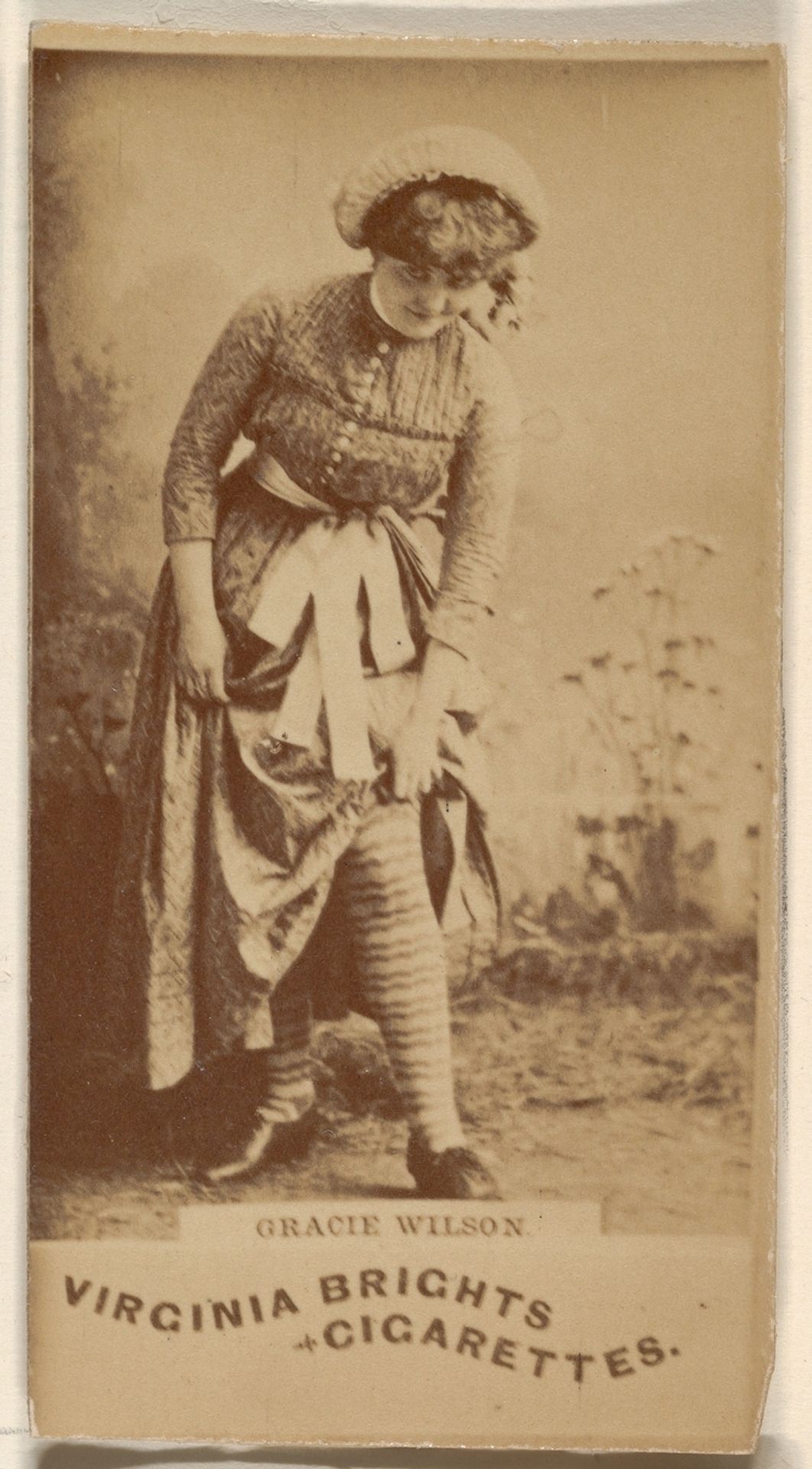 Gracie Wilson, from the Actors and Actresses series (N45, Type 1) for Virginia Brights Cigarettes by Allen & Ginter