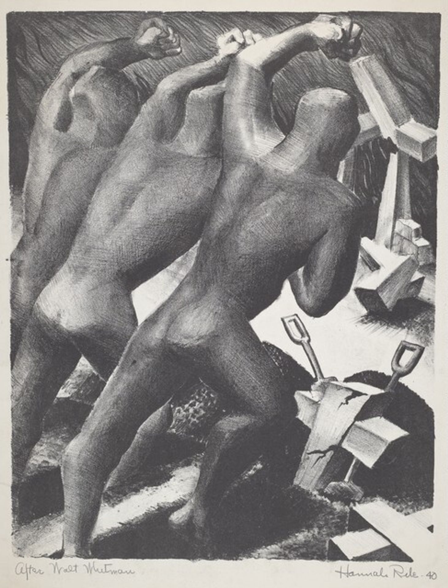 After Walt Whitman by Hannah S. Rile