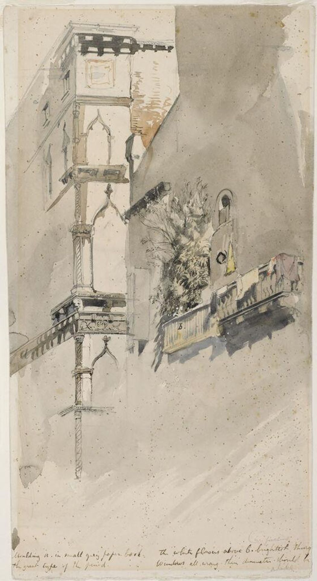 Architectural Study by John Ruskin