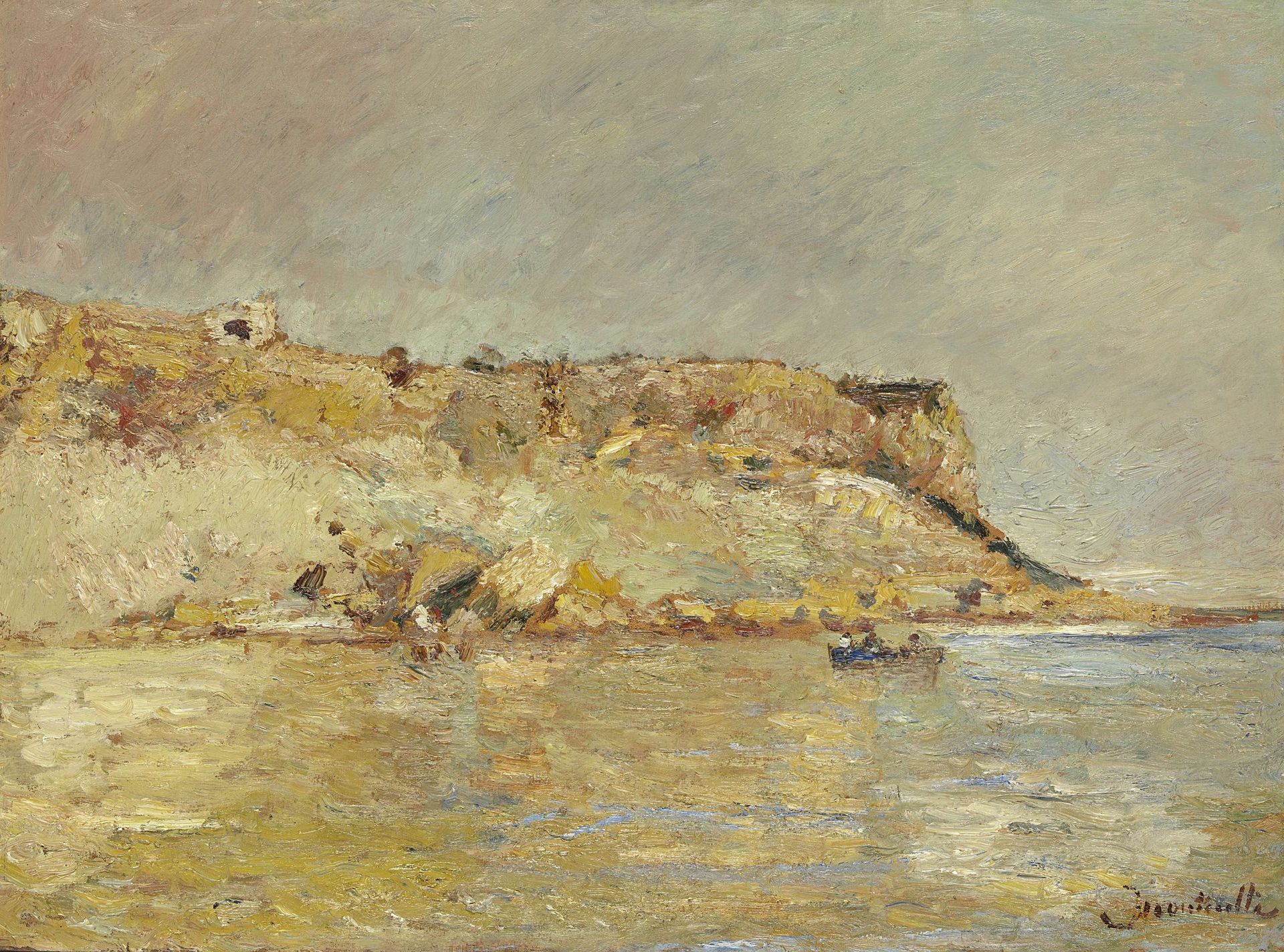 Kustgebergte by Adolphe Joseph Thomas Monticelli